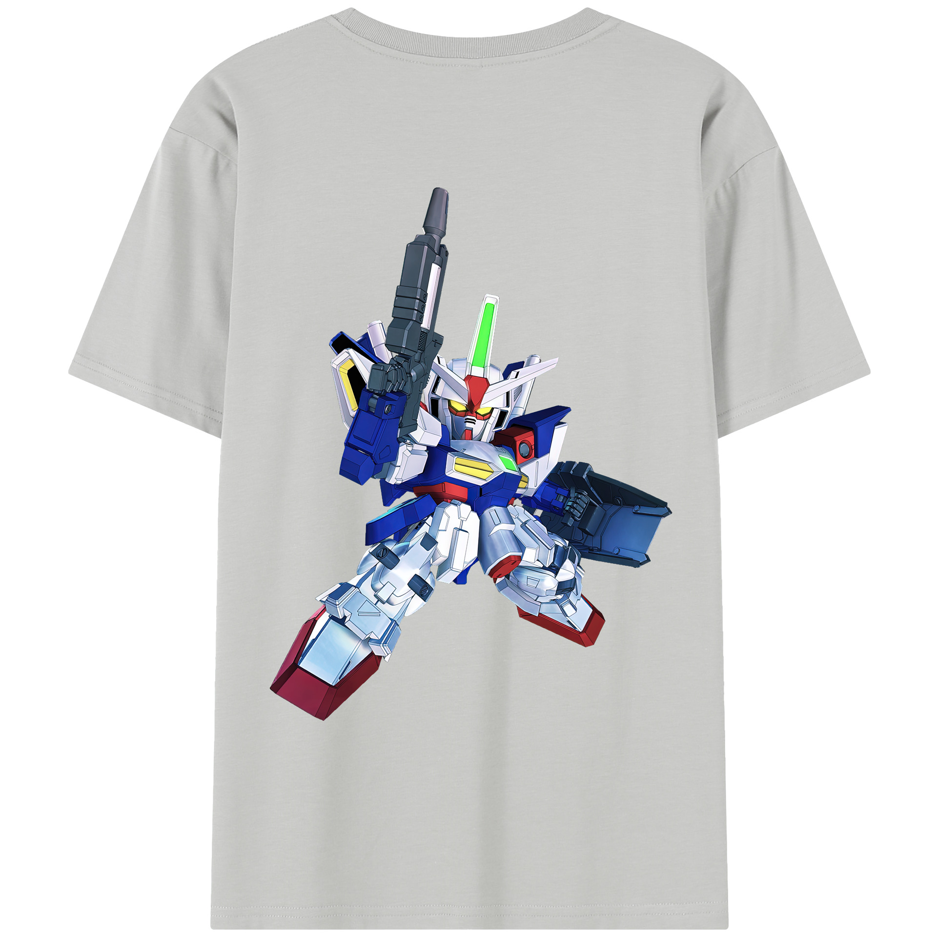 （画像用） 機動戦士ガンダム Mobile Suit Gundam レディース半袖Tシャツ(バックプリント)