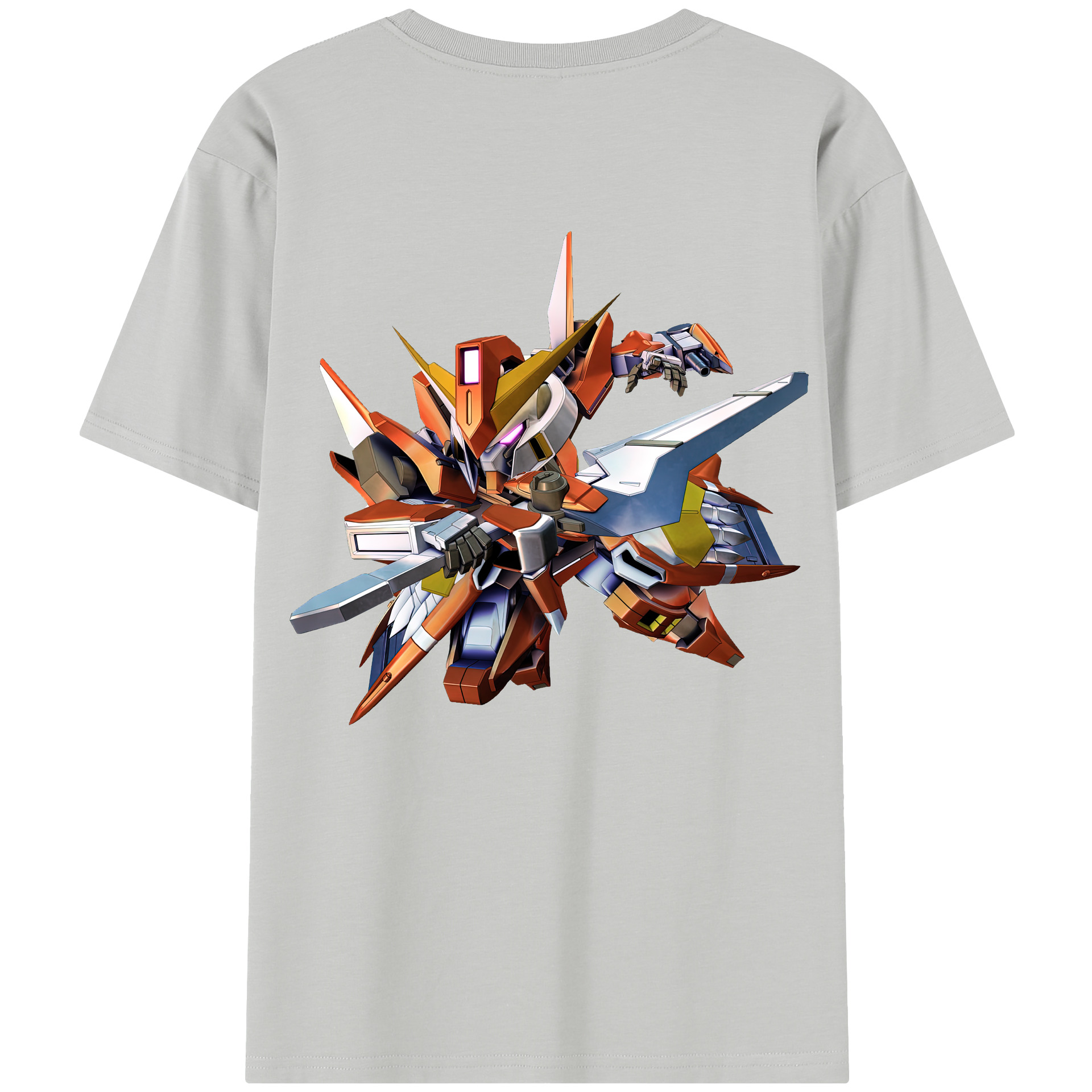 （画像用） 機動戦士ガンダム Mobile Suit Gundam レディース半袖Tシャツ(バックプリント)