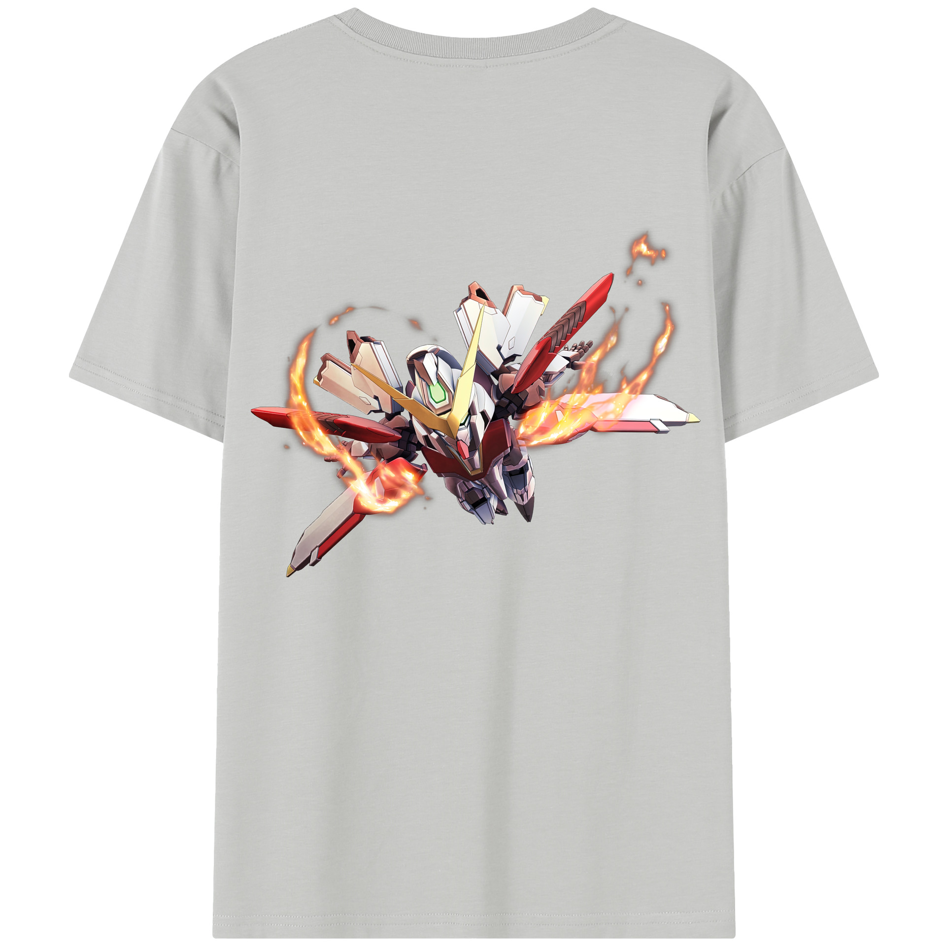 （画像用） 機動戦士ガンダム Mobile Suit Gundam レディース半袖Tシャツ(バックプリント)