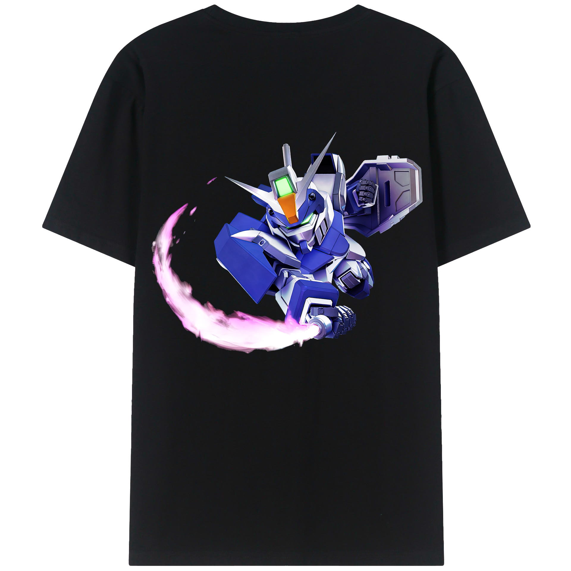 （画像用） 機動戦士ガンダム Mobile Suit Gundam レディース半袖Tシャツ(バックプリント)