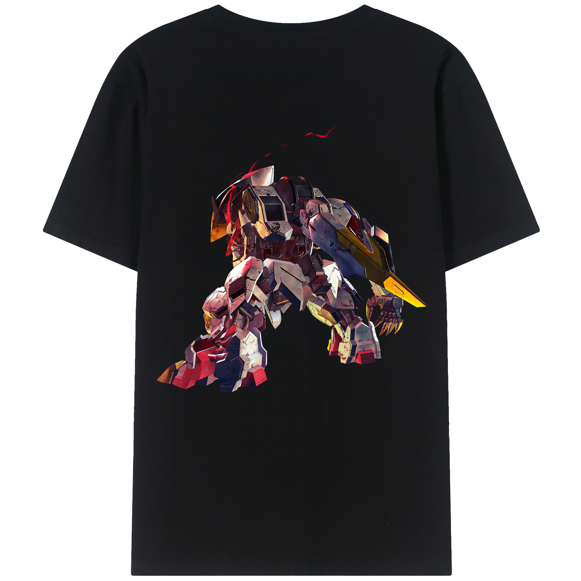 （画像用） 機動戦士ガンダム Mobile Suit Gundam レディース半袖Tシャツ(バックプリント)