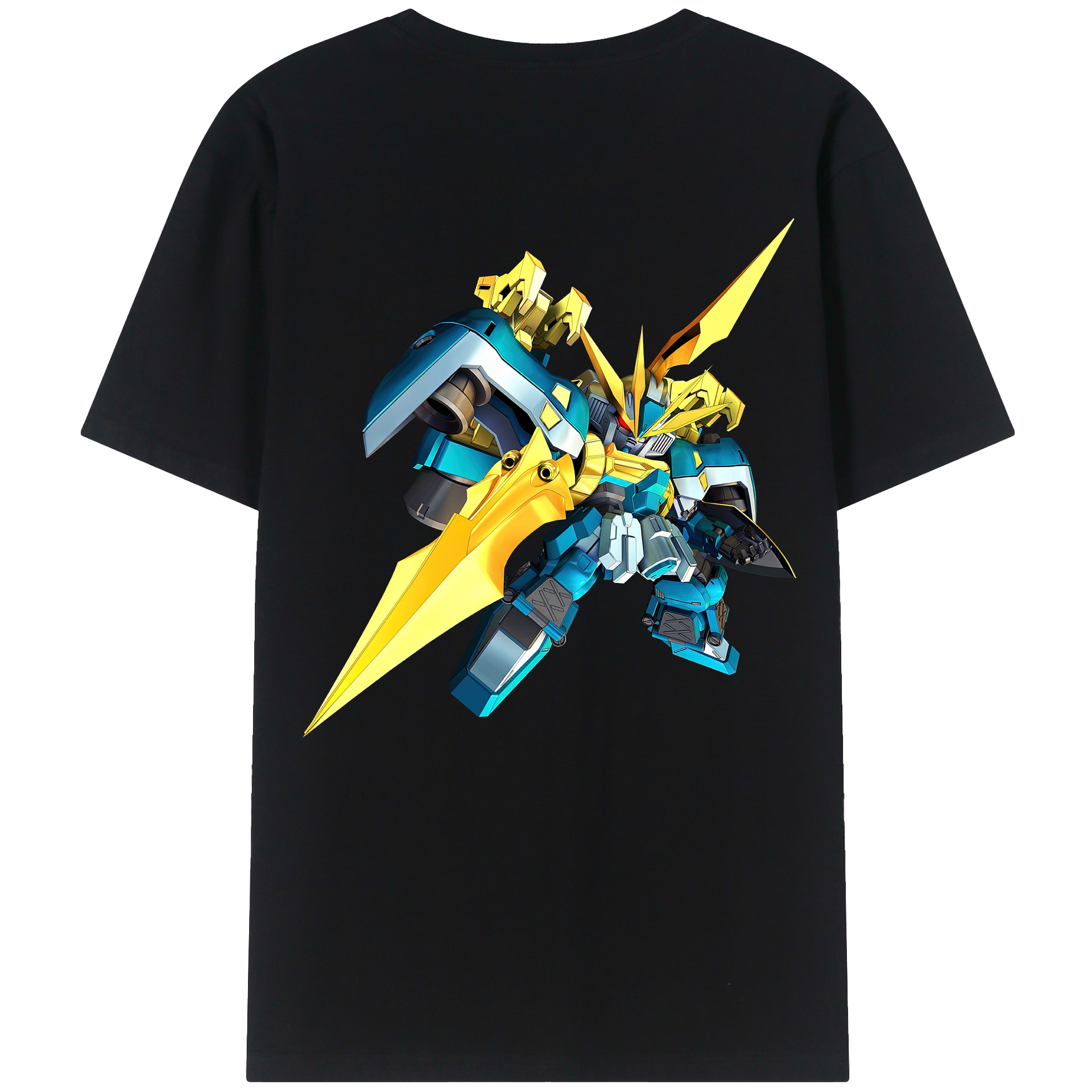 （画像用） 機動戦士ガンダム Mobile Suit Gundam レディース半袖Tシャツ(バックプリント)