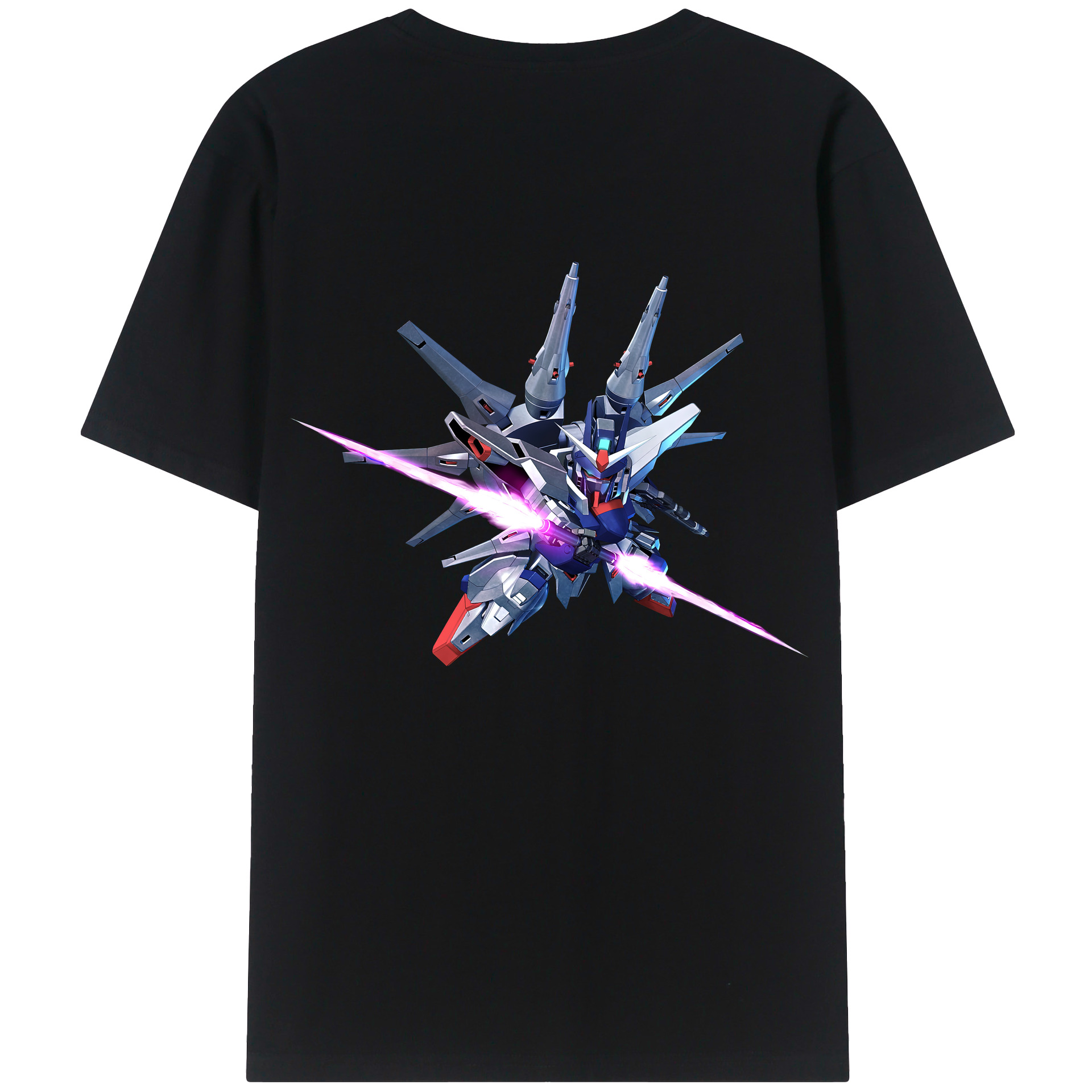 （画像用） 機動戦士ガンダム Mobile Suit Gundam レディース半袖Tシャツ(バックプリント)