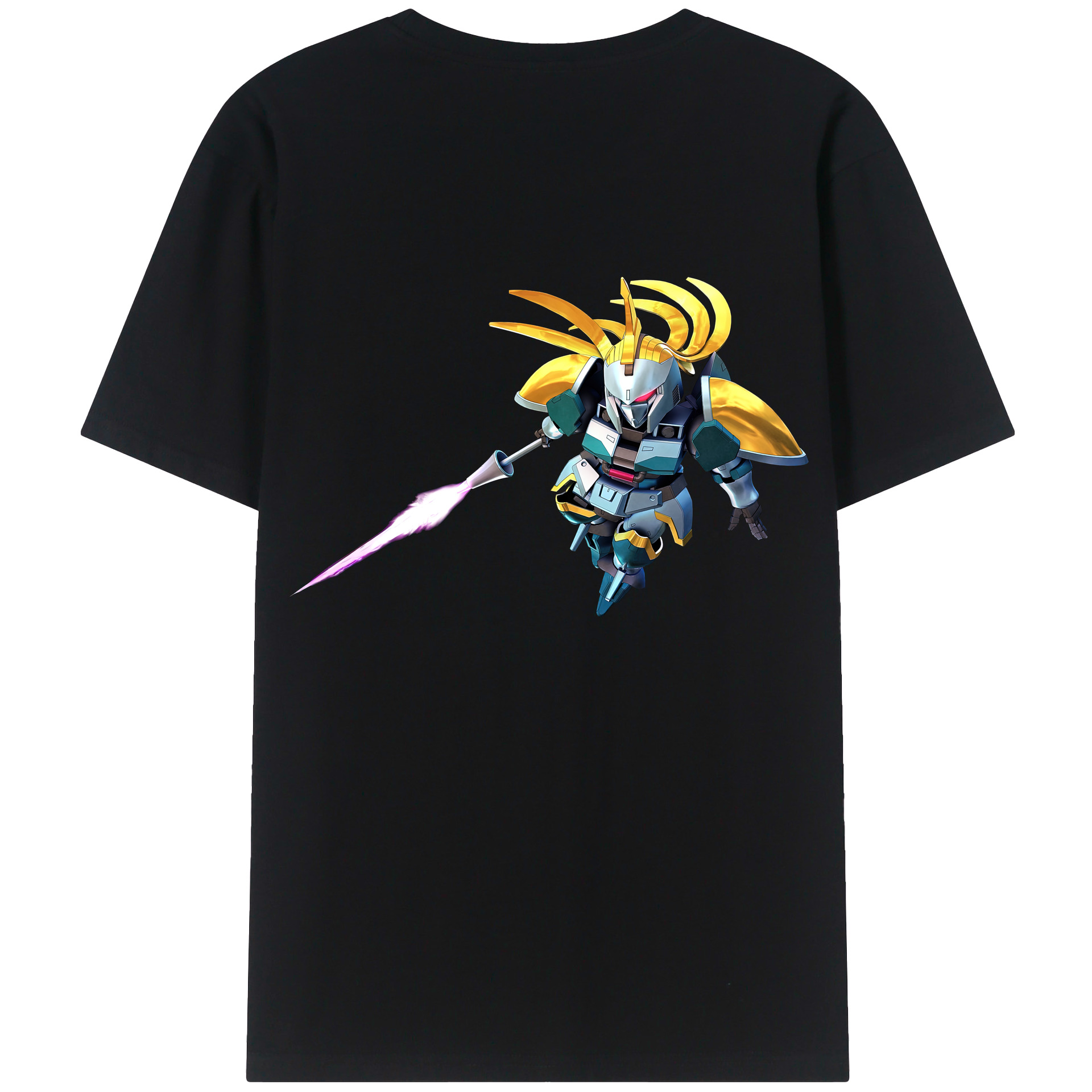 （画像用） 機動戦士ガンダム Mobile Suit Gundam レディース半袖Tシャツ(バックプリント)