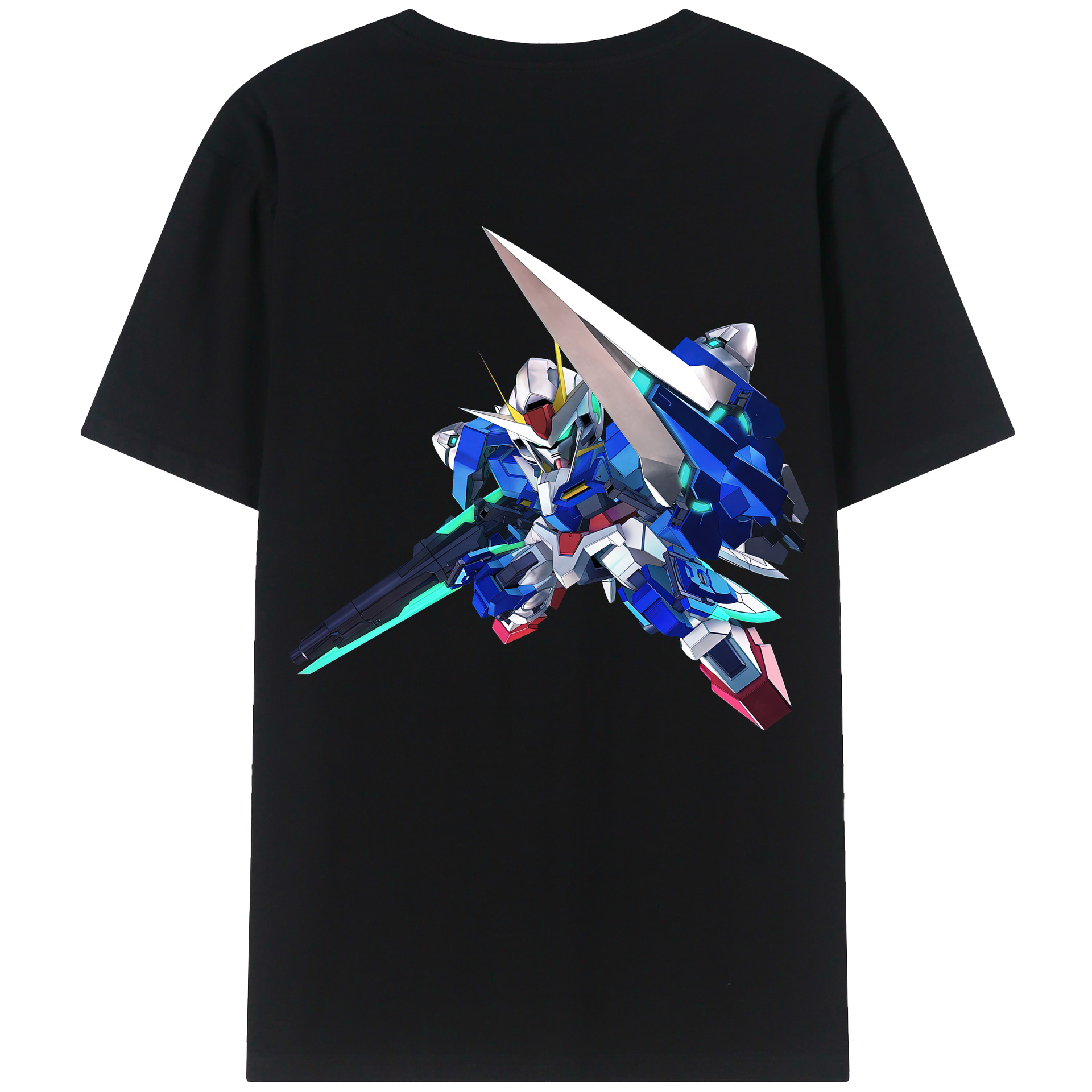 （画像用） 機動戦士ガンダム Mobile Suit Gundam レディース半袖Tシャツ(バックプリント)