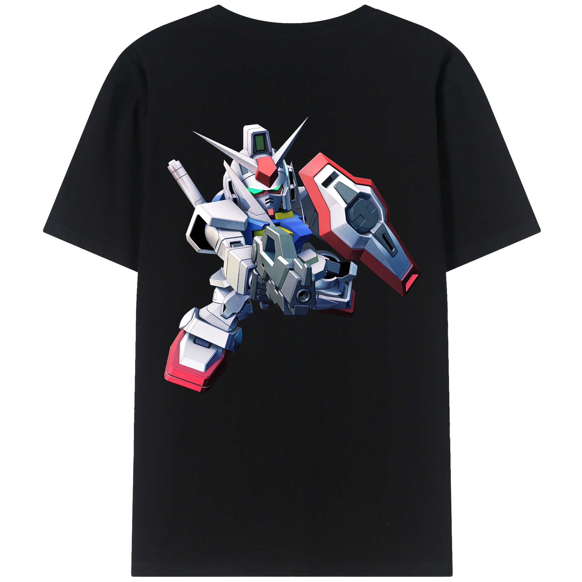 （画像用） 機動戦士ガンダム Mobile Suit Gundam レディース半袖Tシャツ(バックプリント)