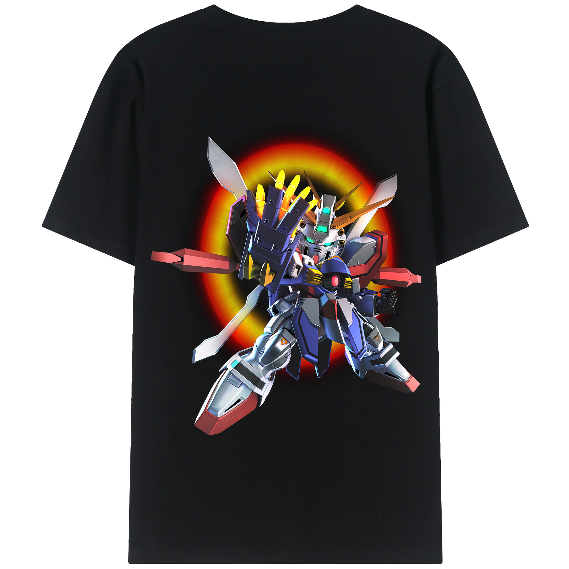 （画像用） 機動戦士ガンダム Mobile Suit Gundam レディース半袖Tシャツ(バックプリント)