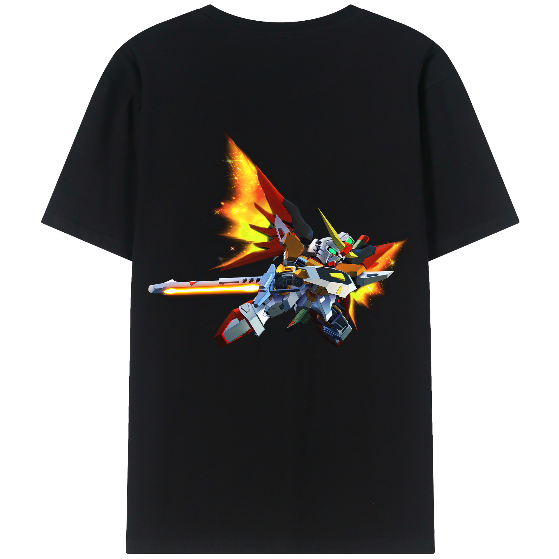 （画像用） 機動戦士ガンダム Mobile Suit Gundam レディース半袖Tシャツ(バックプリント)