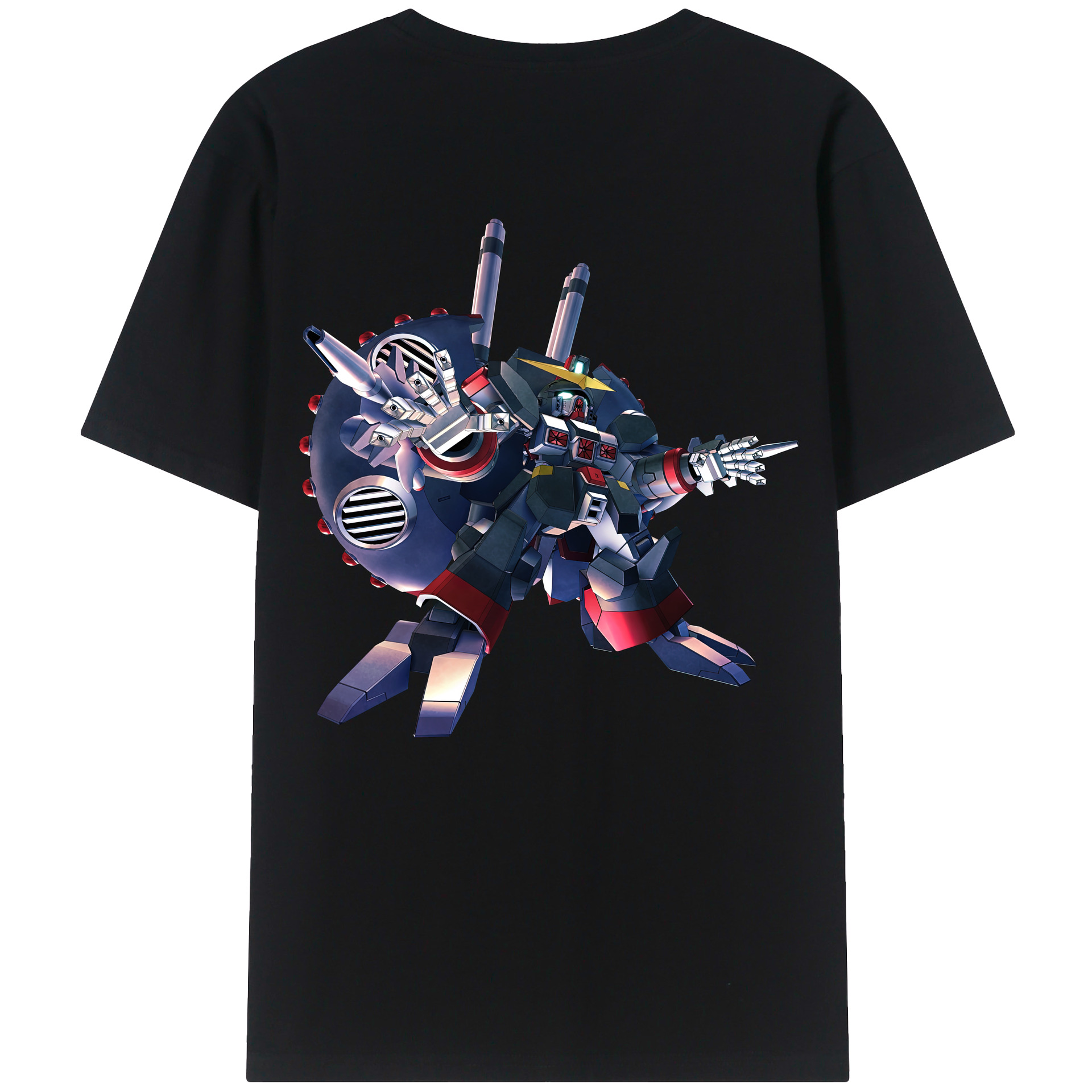 （画像用） 機動戦士ガンダム Mobile Suit Gundam レディース半袖Tシャツ(バックプリント)