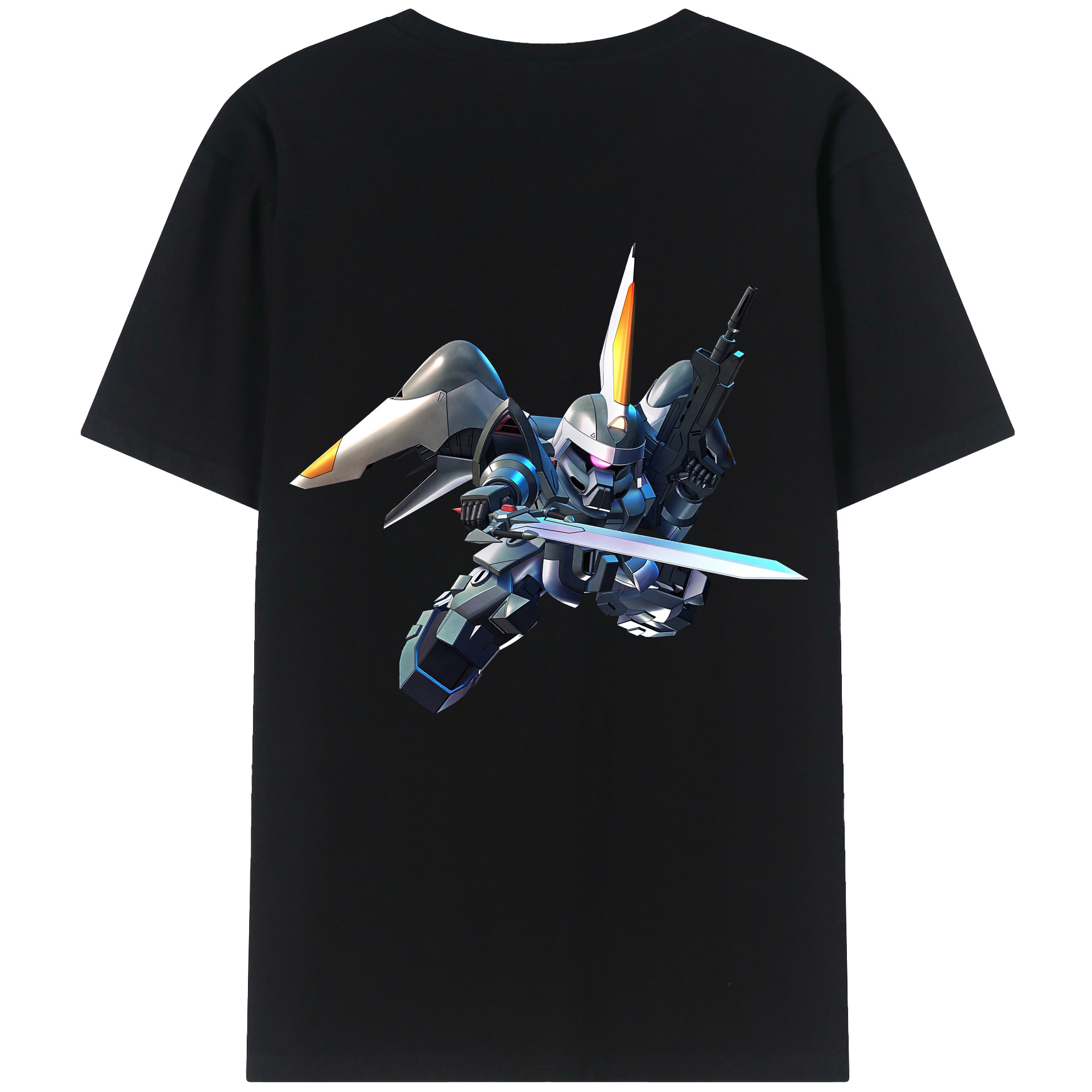 （画像用） 機動戦士ガンダム Mobile Suit Gundam レディース半袖Tシャツ(バックプリント)