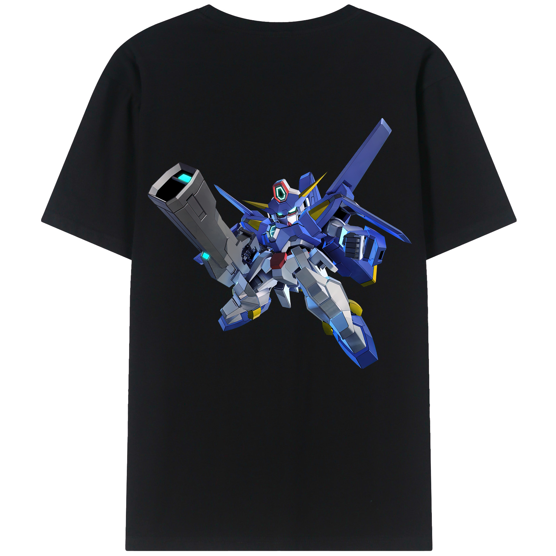 （画像用） 機動戦士ガンダム Mobile Suit Gundam レディース半袖Tシャツ(バックプリント)