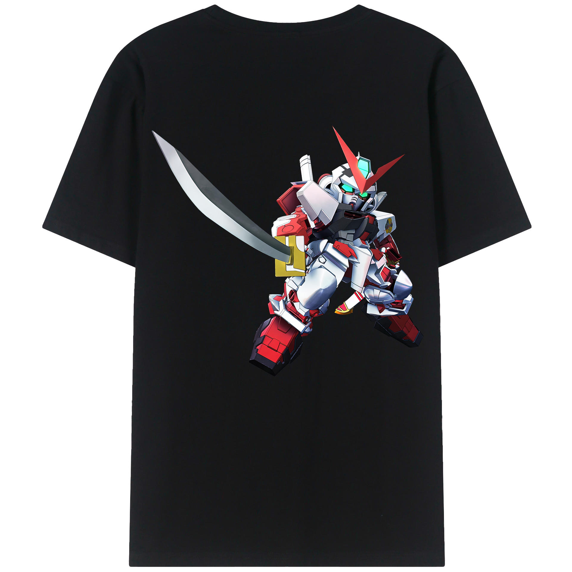 （画像用） 機動戦士ガンダム Mobile Suit Gundam レディース半袖Tシャツ(バックプリント)