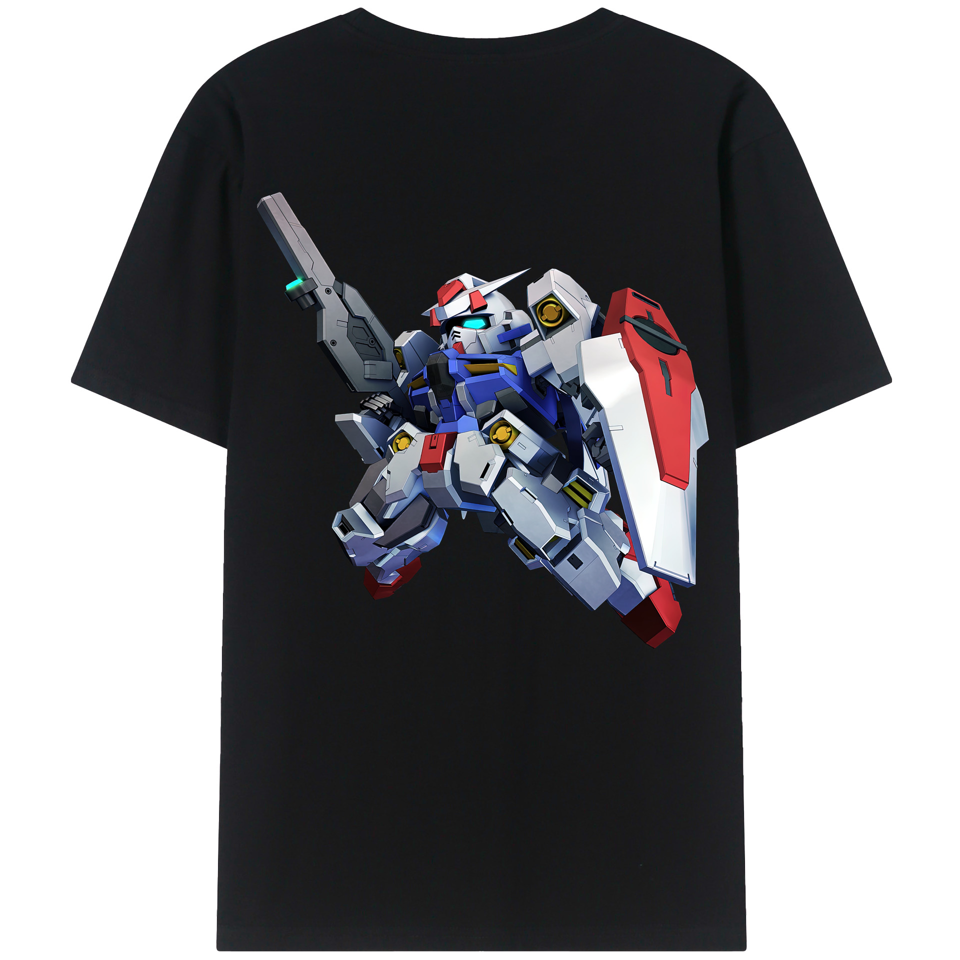 （画像用） 機動戦士ガンダム Mobile Suit Gundam レディース半袖Tシャツ(バックプリント)