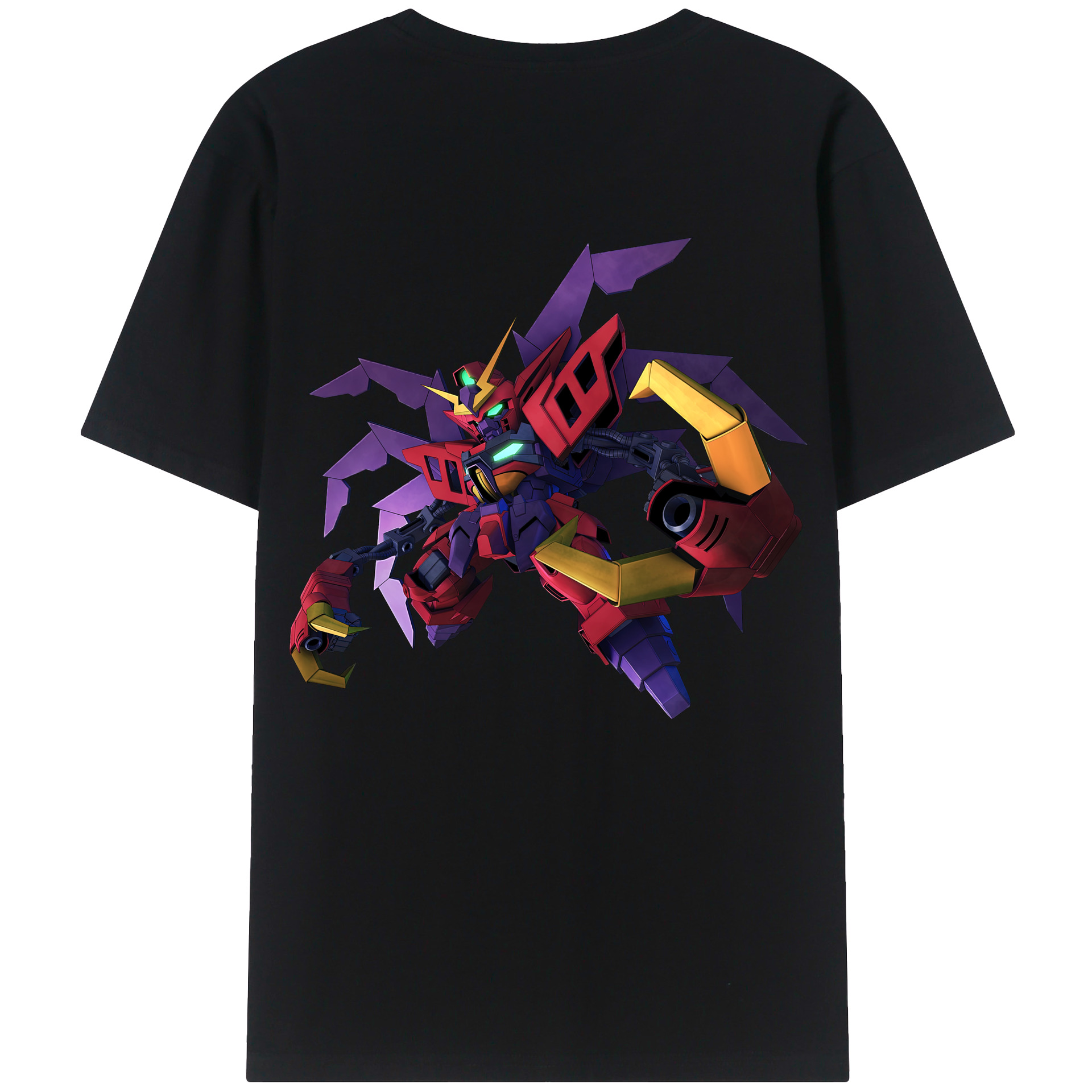 （画像用） 機動戦士ガンダム Mobile Suit Gundam レディース半袖Tシャツ(バックプリント)