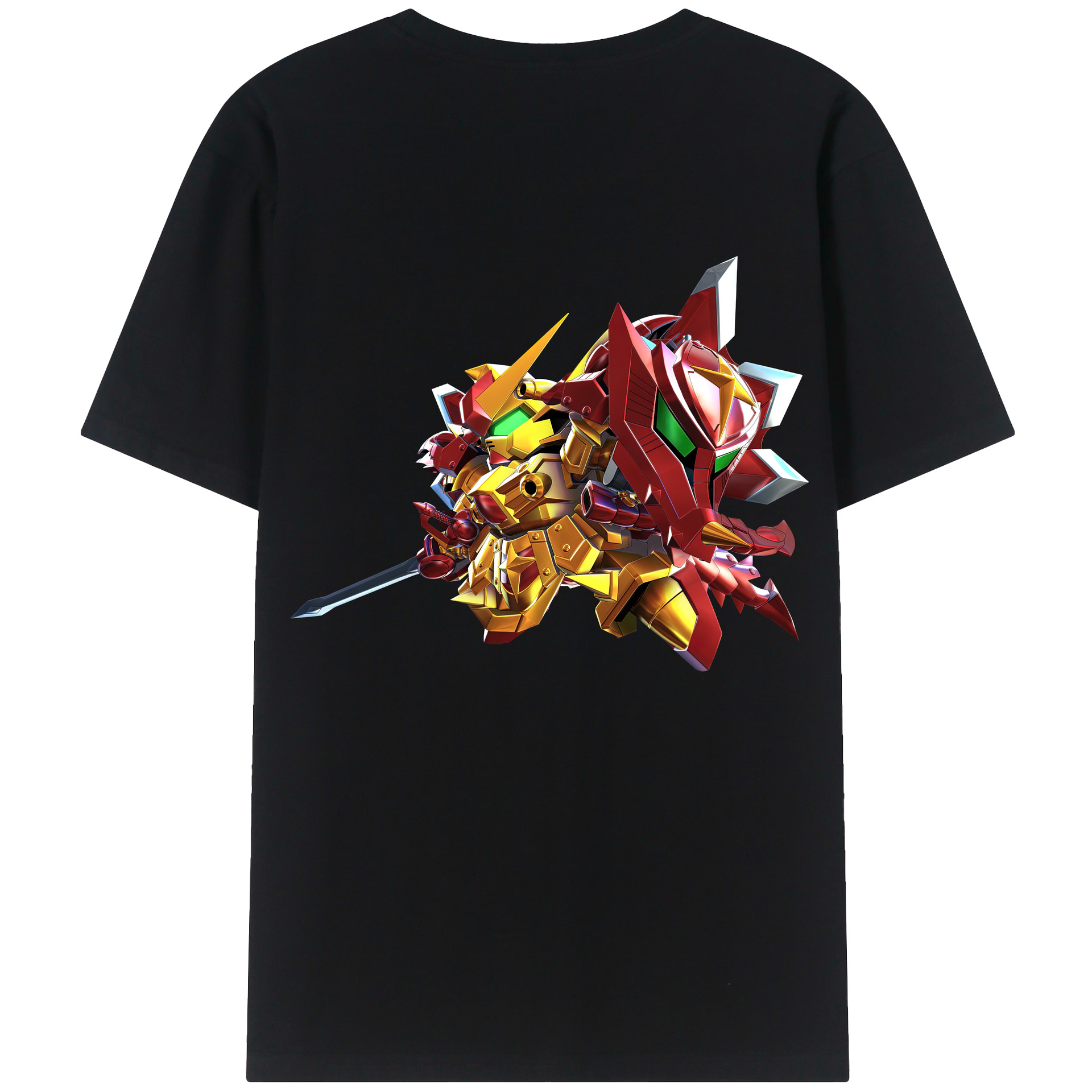（画像用） 機動戦士ガンダム Mobile Suit Gundam レディース半袖Tシャツ(バックプリント)