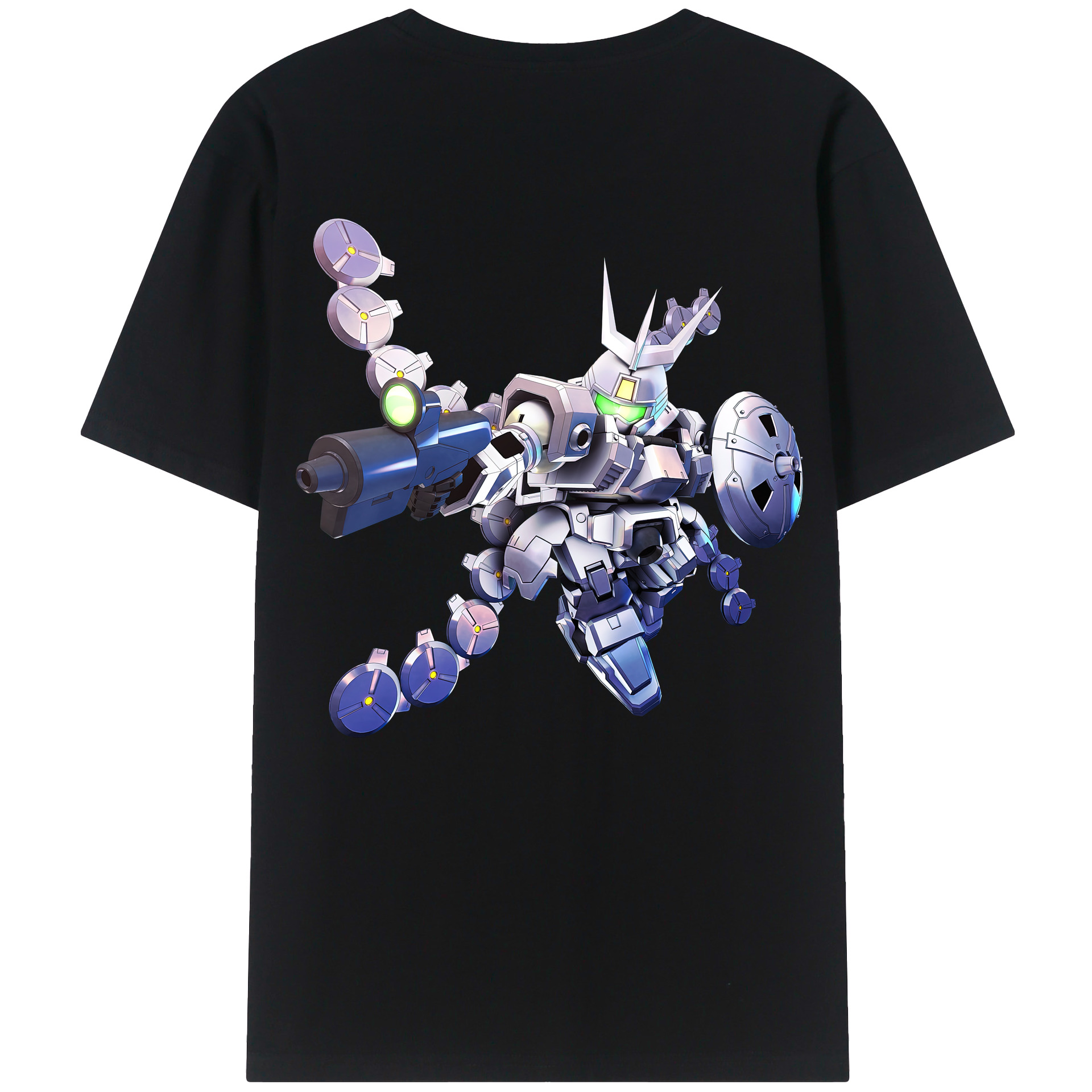 （画像用） 機動戦士ガンダム Mobile Suit Gundam レディース半袖Tシャツ(バックプリント)