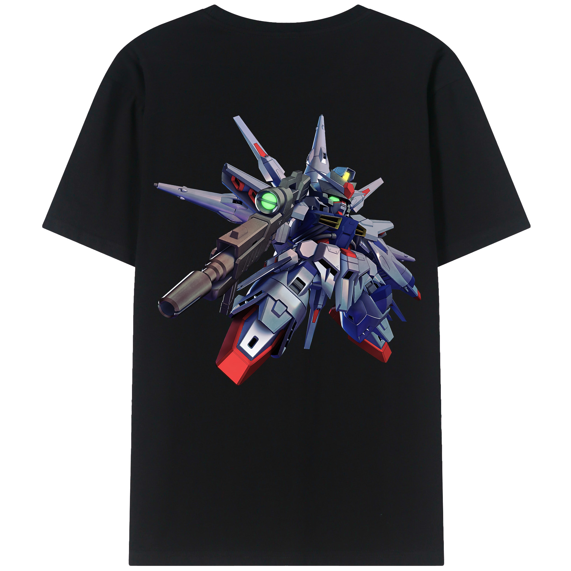 （画像用） 機動戦士ガンダム Mobile Suit Gundam レディース半袖Tシャツ(バックプリント)
