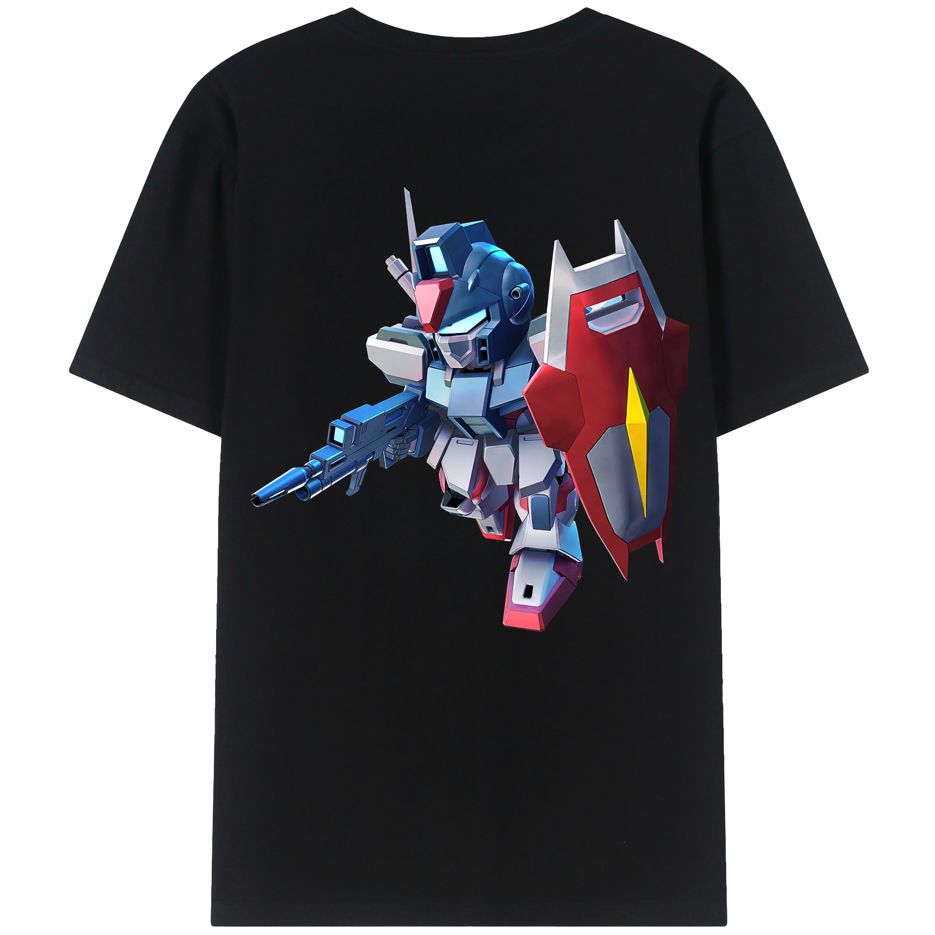 （画像用） 機動戦士ガンダム Mobile Suit Gundam レディース半袖Tシャツ(バックプリント)