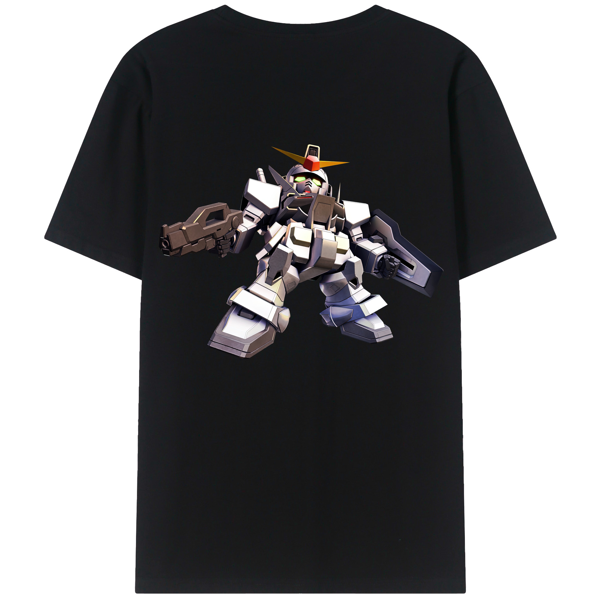 （画像用） 機動戦士ガンダム Mobile Suit Gundam レディース半袖Tシャツ(バックプリント)