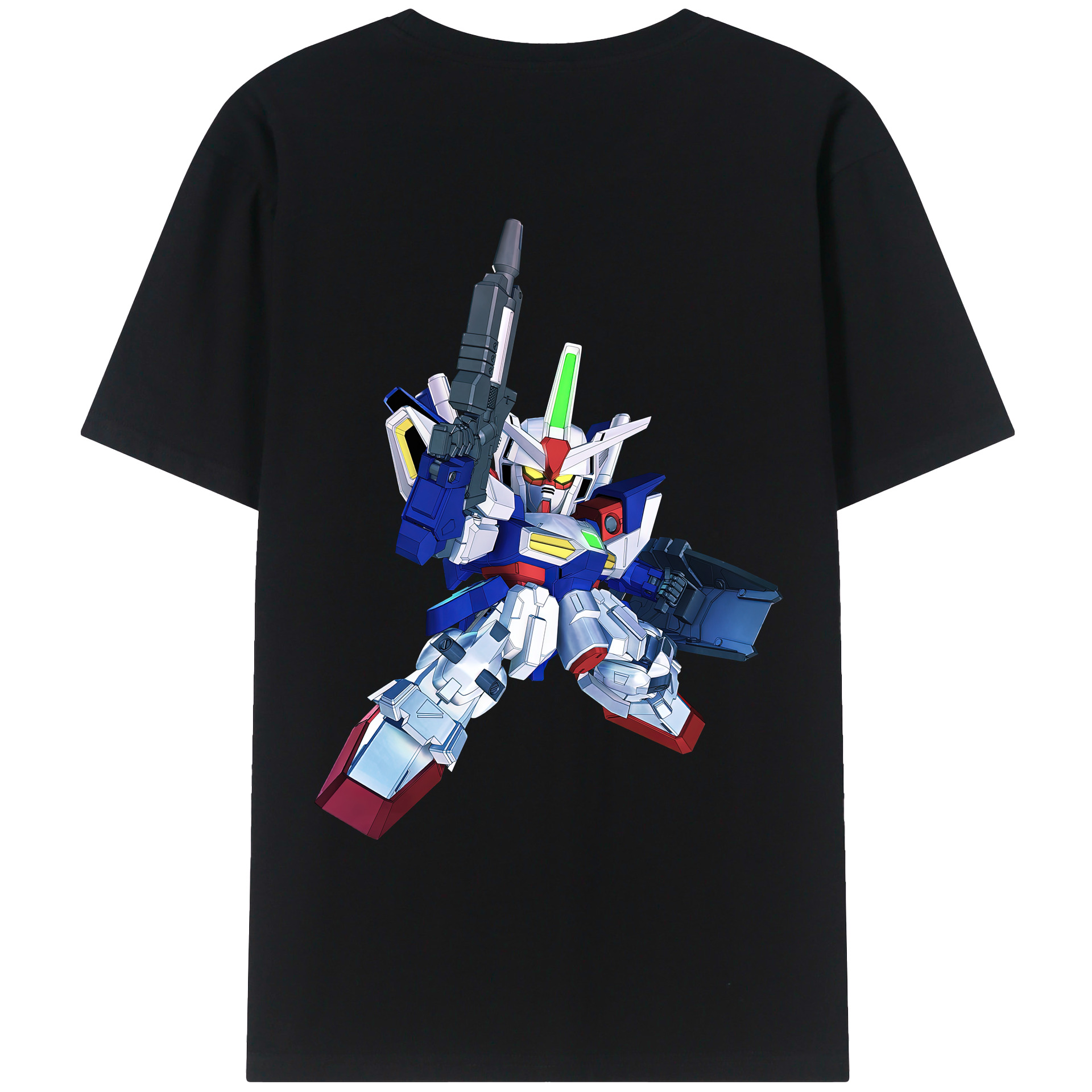 （画像用） 機動戦士ガンダム Mobile Suit Gundam レディース半袖Tシャツ(バックプリント)