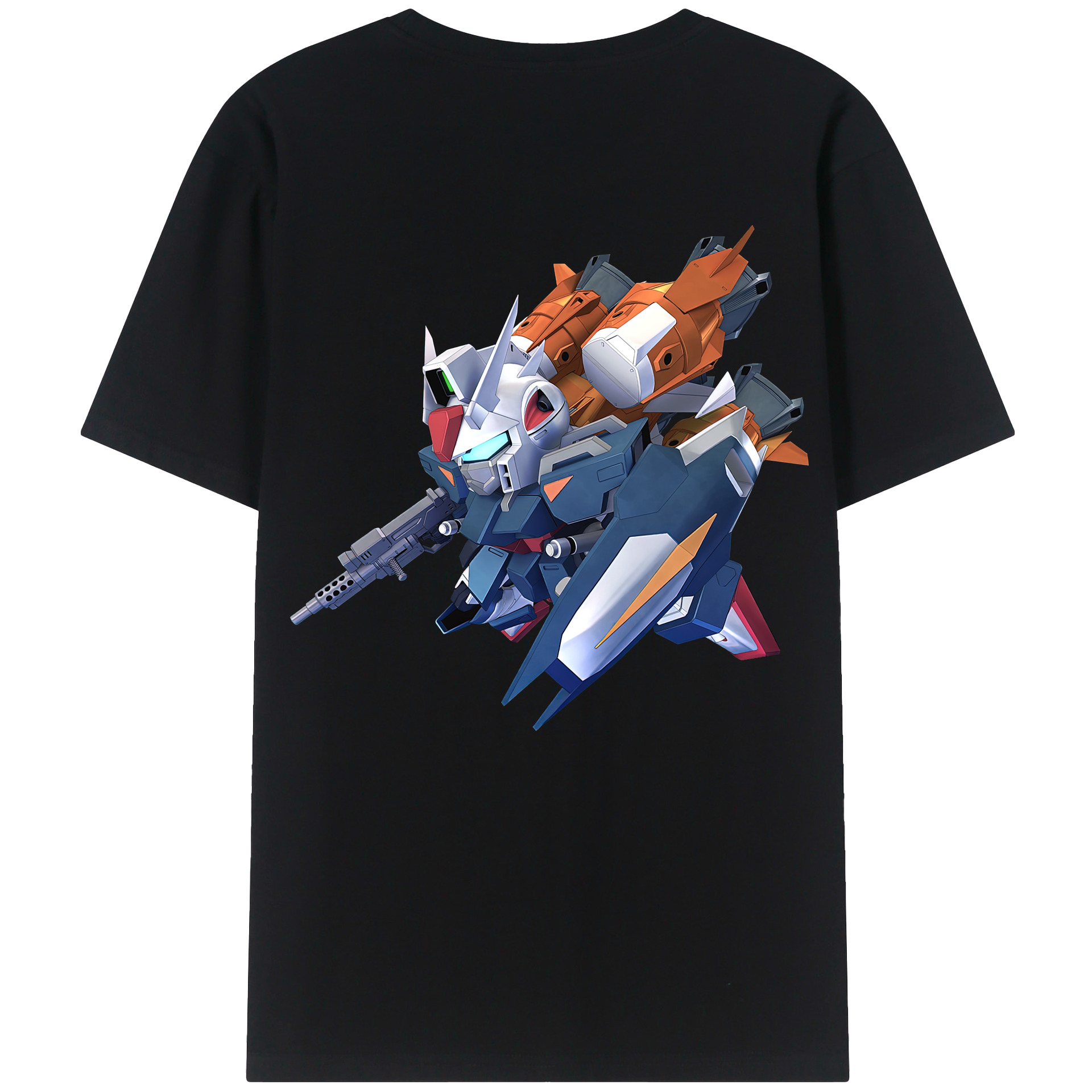 （画像用） 機動戦士ガンダム Mobile Suit Gundam レディース半袖Tシャツ(バックプリント)