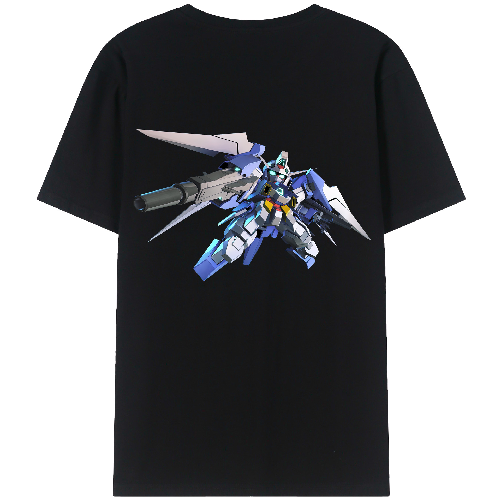 （画像用） 機動戦士ガンダム Mobile Suit Gundam レディース半袖Tシャツ(バックプリント)