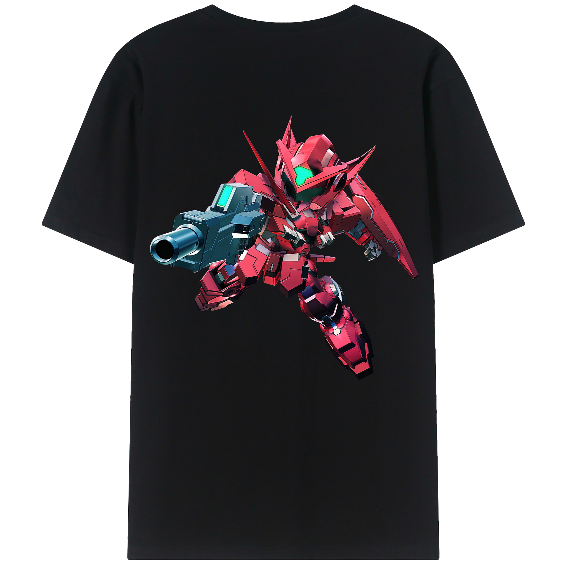 （画像用） 機動戦士ガンダム Mobile Suit Gundam レディース半袖Tシャツ(バックプリント)