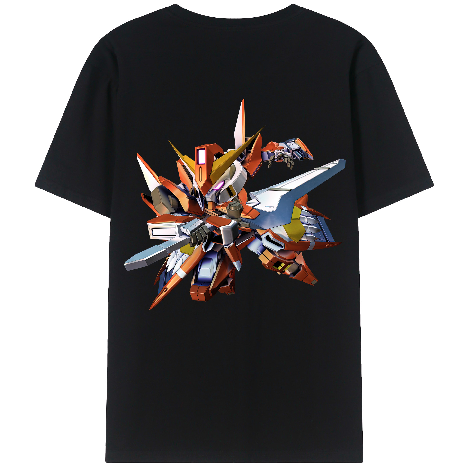 （画像用） 機動戦士ガンダム Mobile Suit Gundam レディース半袖Tシャツ(バックプリント)
