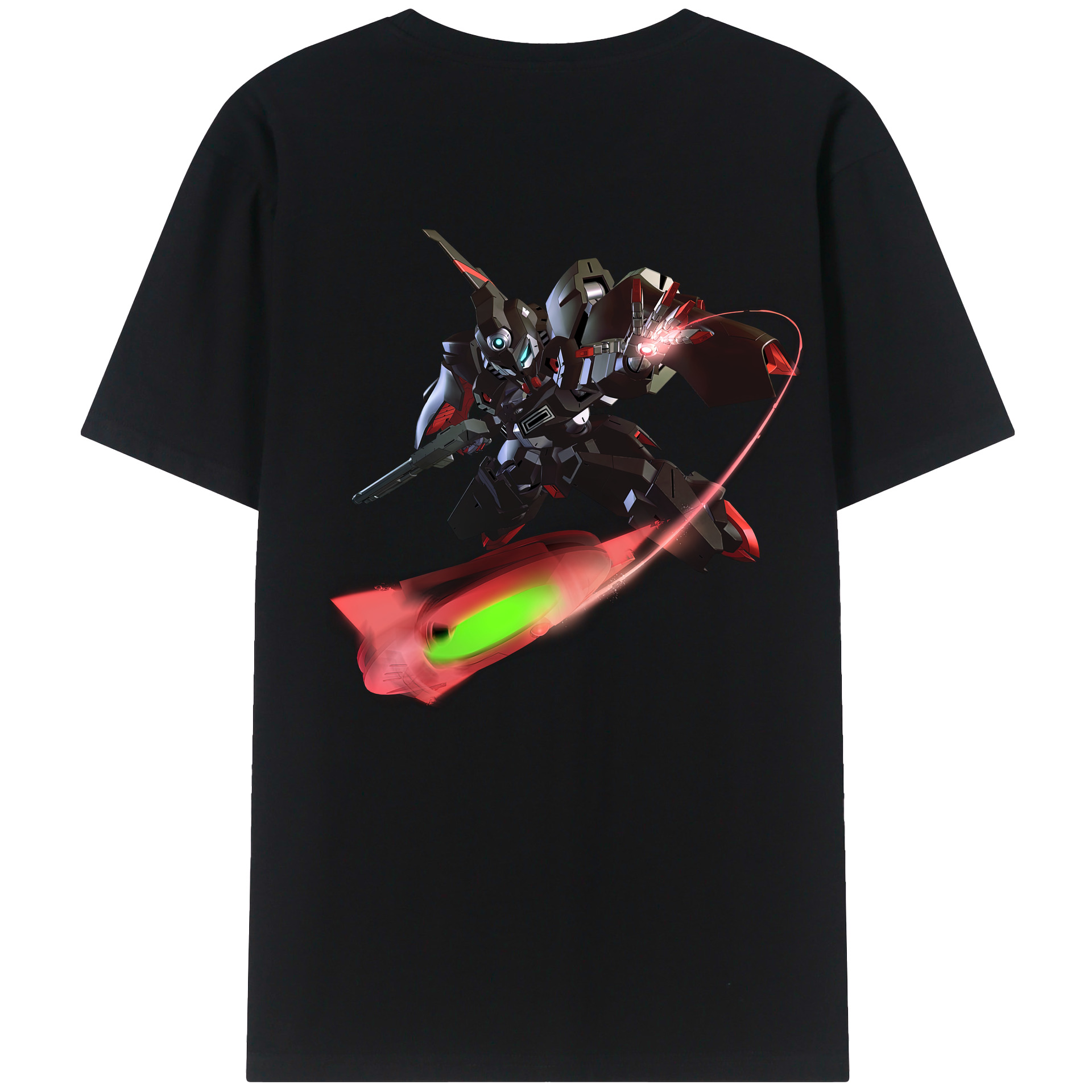 （画像用） 機動戦士ガンダム Mobile Suit Gundam レディース半袖Tシャツ(バックプリント)