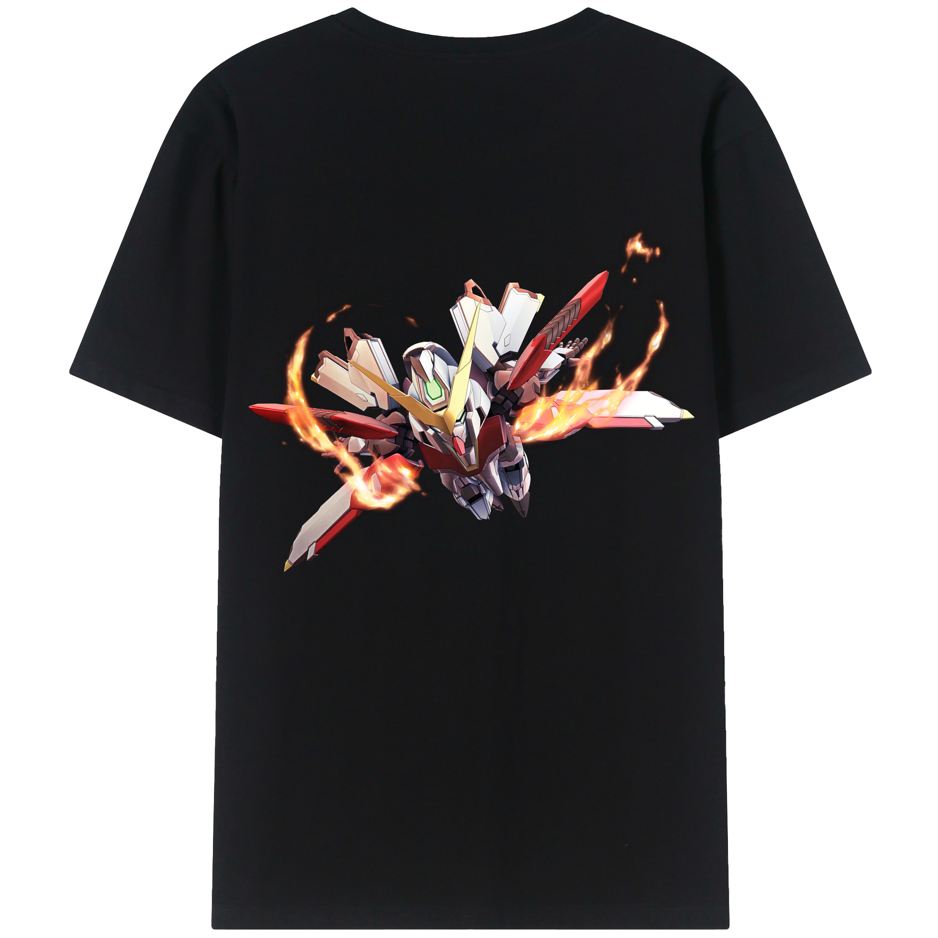 （画像用） 機動戦士ガンダム Mobile Suit Gundam レディース半袖Tシャツ(バックプリント)
