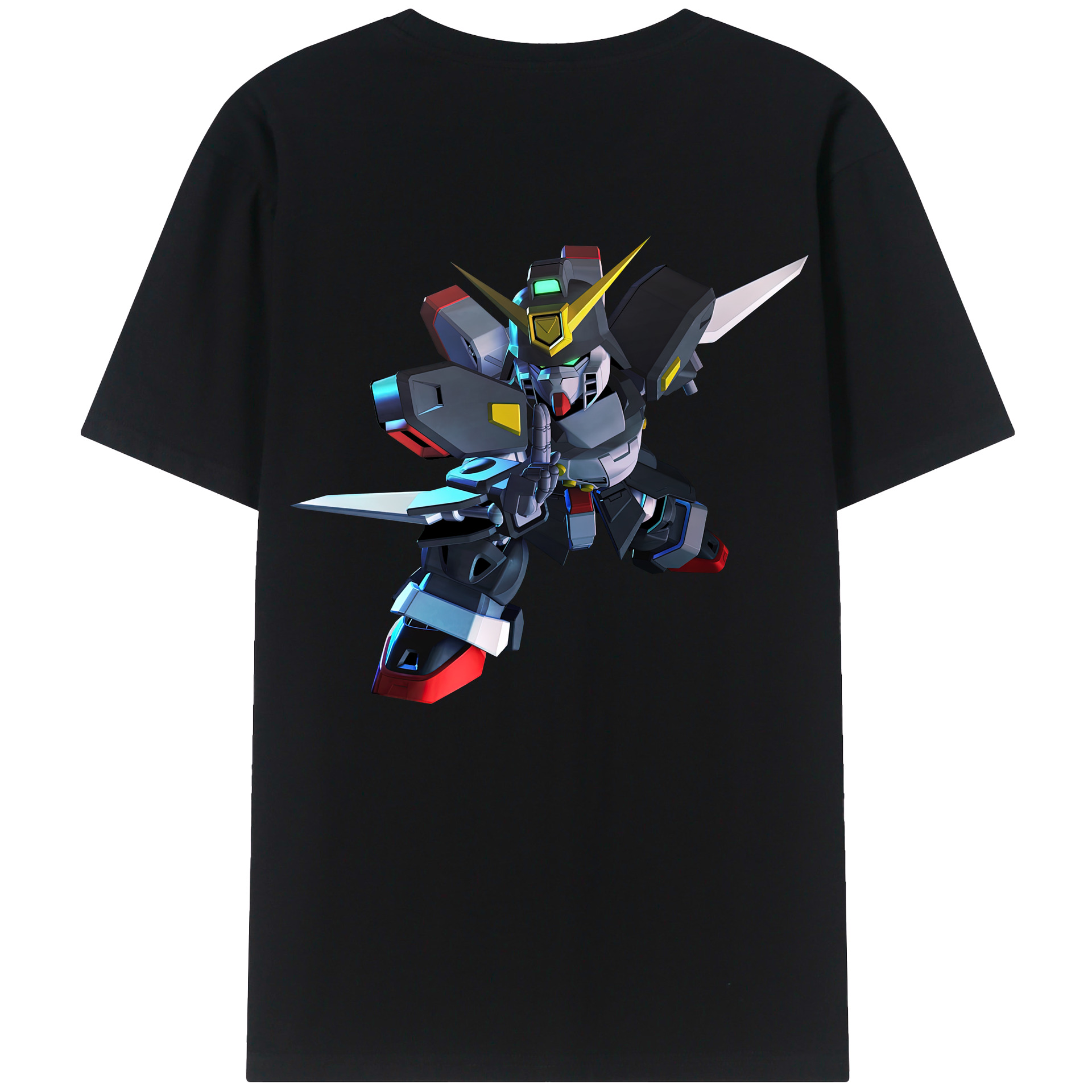 （画像用） 機動戦士ガンダム Mobile Suit Gundam レディース半袖Tシャツ(バックプリント)
