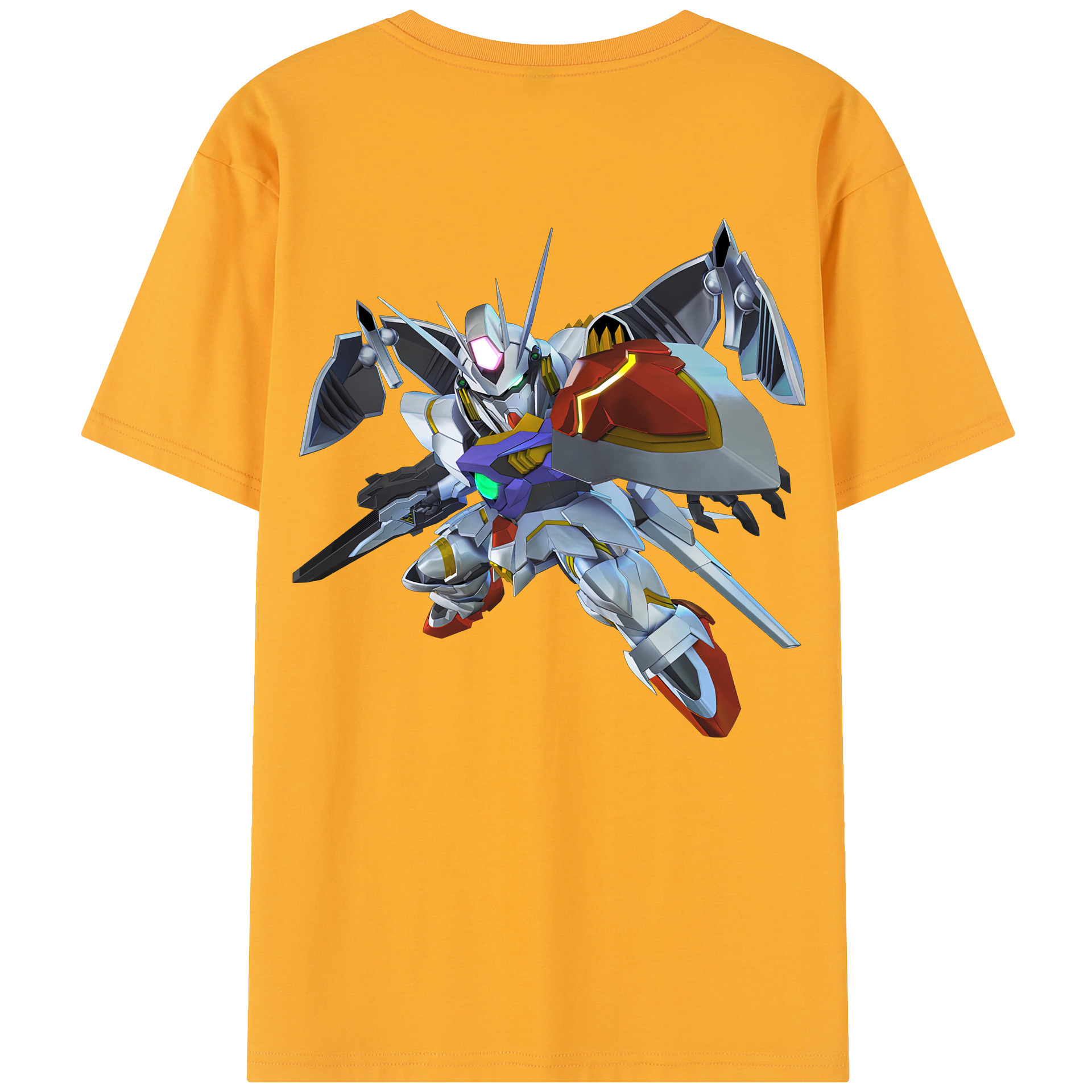（画像用） 機動戦士ガンダム Mobile Suit Gundam レディース半袖Tシャツ(バックプリント)