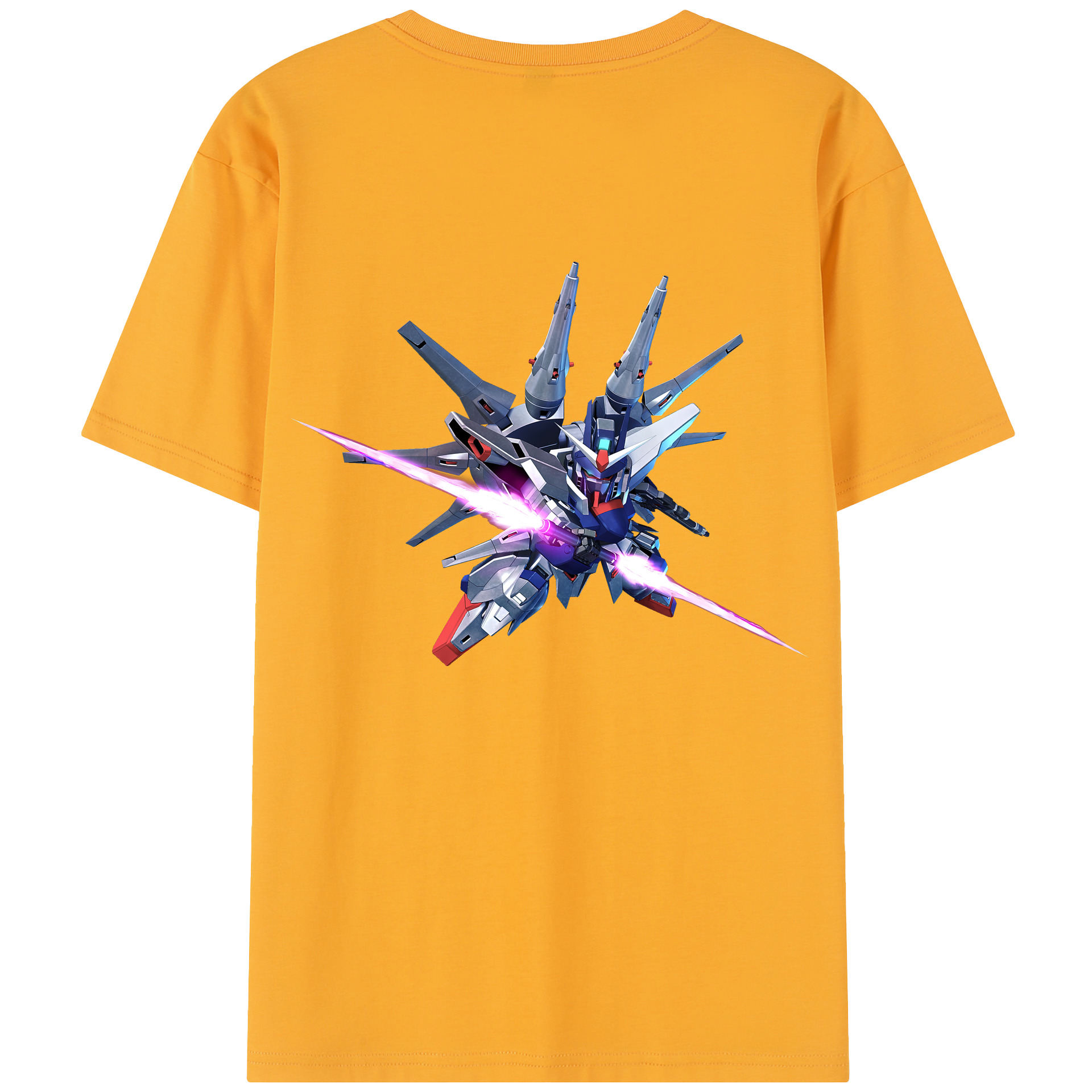 （画像用） 機動戦士ガンダム Mobile Suit Gundam レディース半袖Tシャツ(バックプリント)