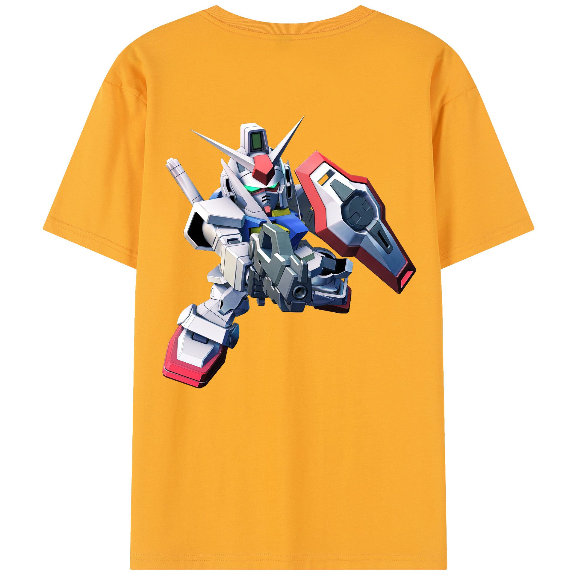 （画像用） 機動戦士ガンダム Mobile Suit Gundam レディース半袖Tシャツ(バックプリント)