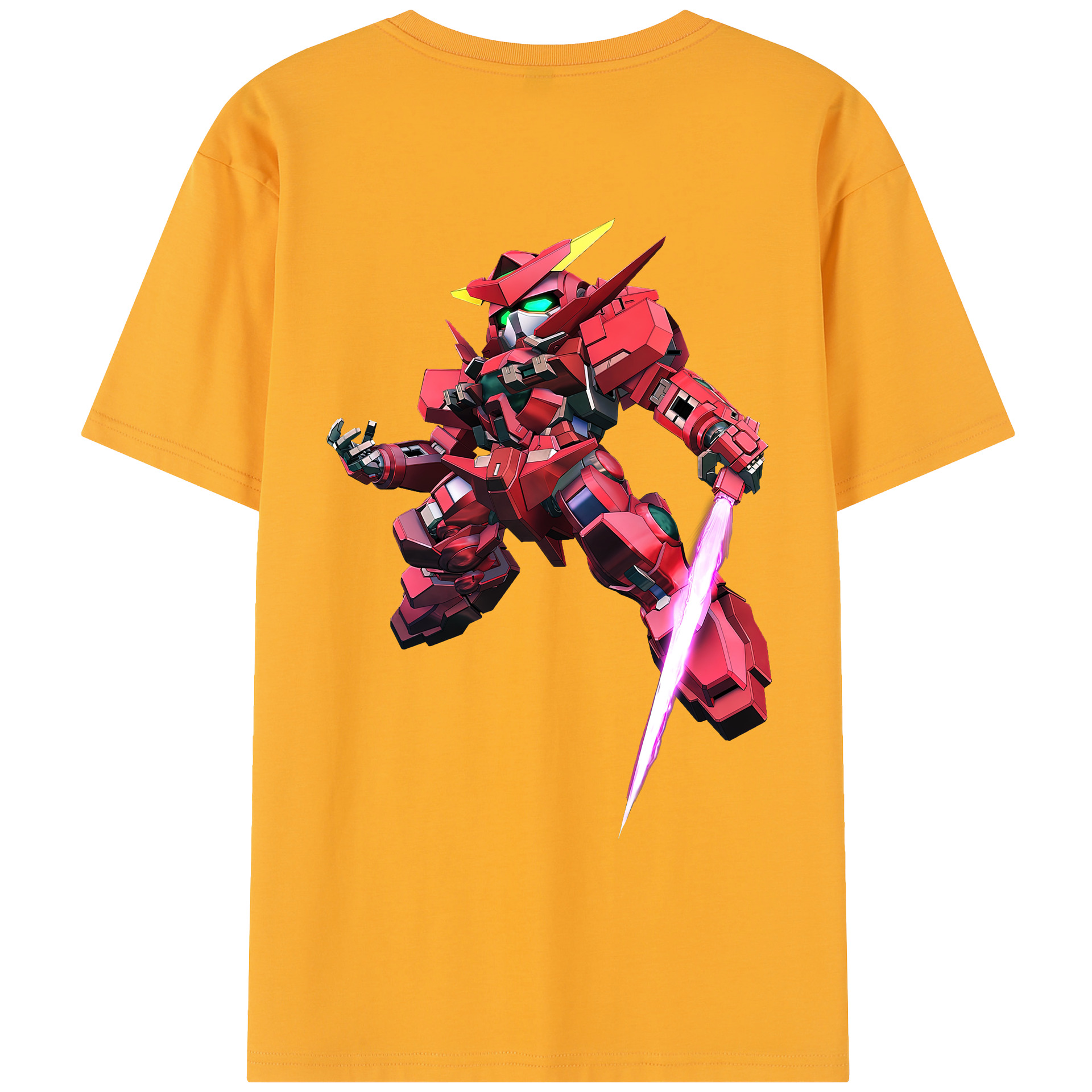 （画像用） 機動戦士ガンダム Mobile Suit Gundam レディース半袖Tシャツ(バックプリント)