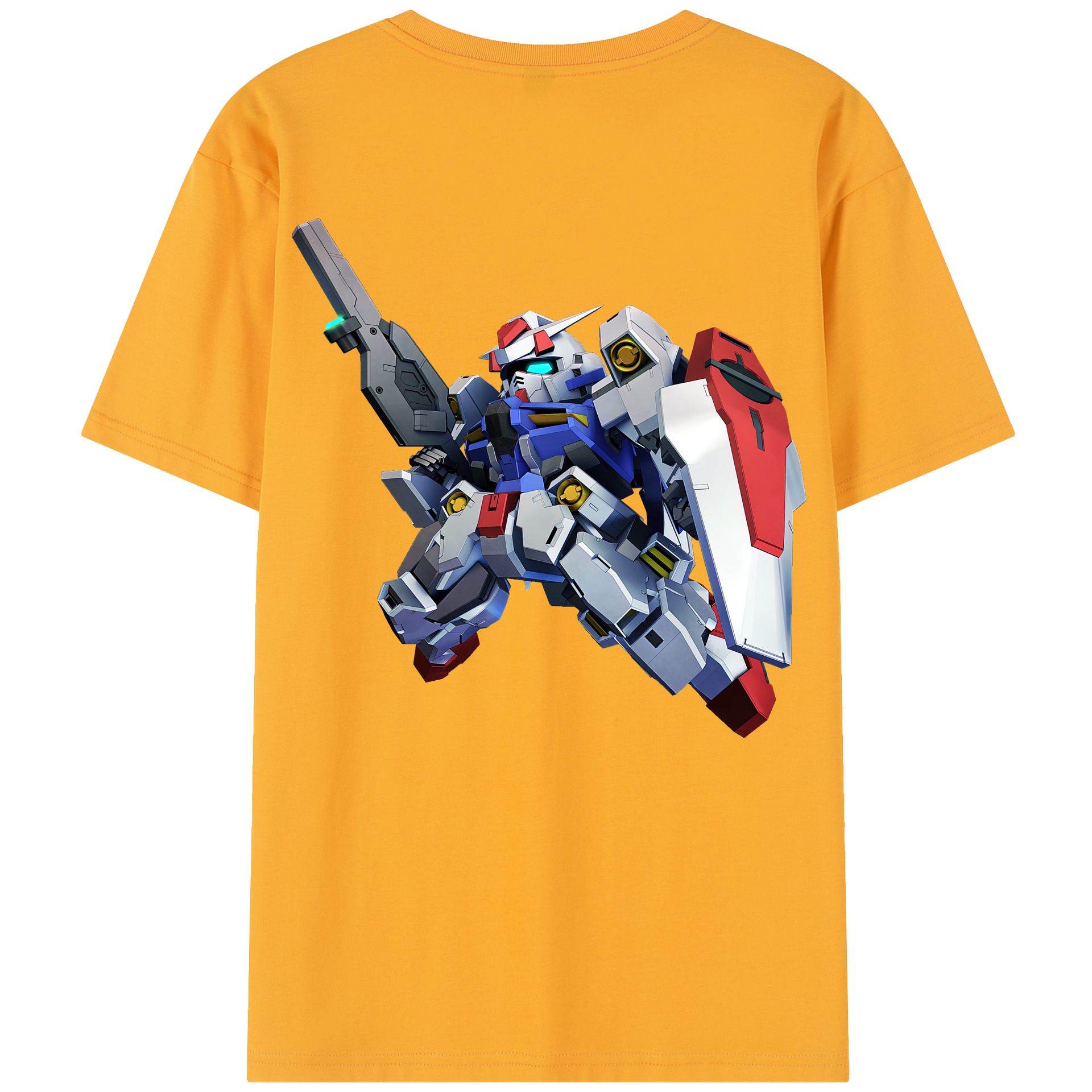 （画像用） 機動戦士ガンダム Mobile Suit Gundam レディース半袖Tシャツ(バックプリント)