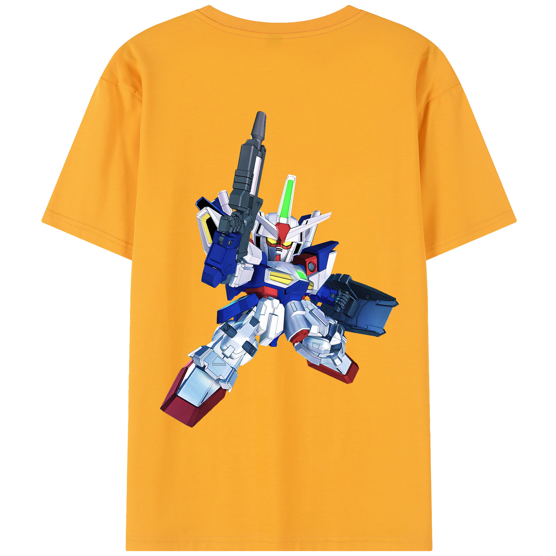 （画像用） 機動戦士ガンダム Mobile Suit Gundam レディース半袖Tシャツ(バックプリント)