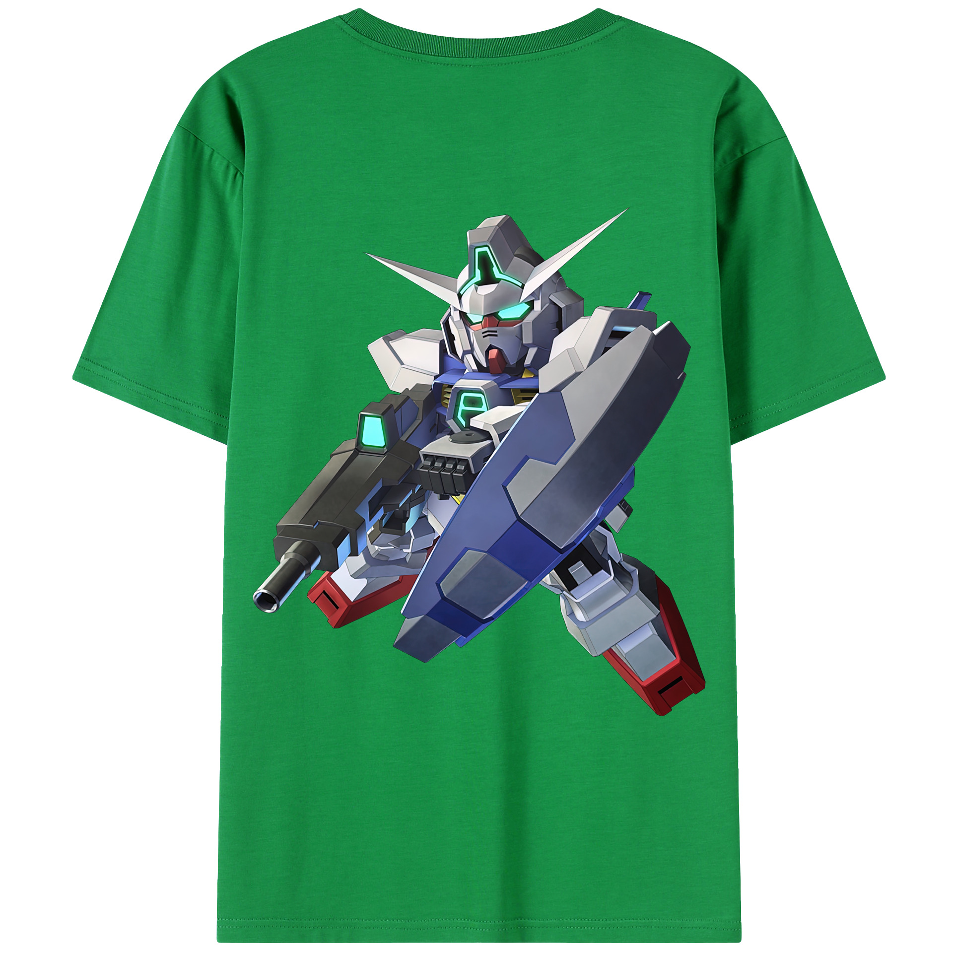 （画像用） 機動戦士ガンダム Mobile Suit Gundam レディース半袖Tシャツ(バックプリント)