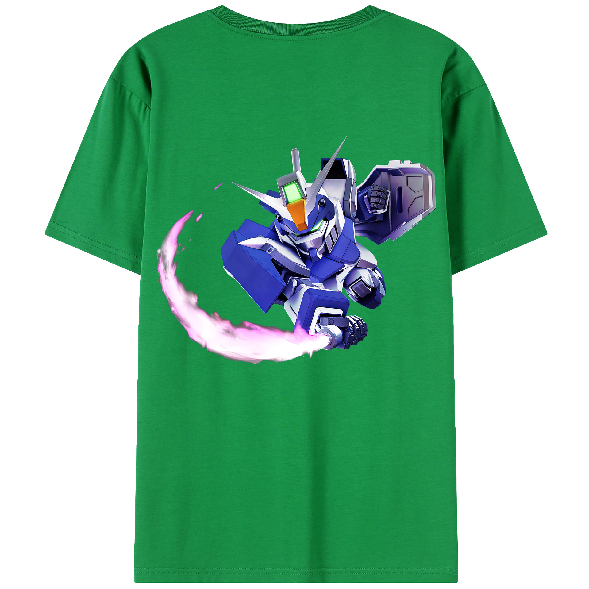 （画像用） 機動戦士ガンダム Mobile Suit Gundam レディース半袖Tシャツ(バックプリント)
