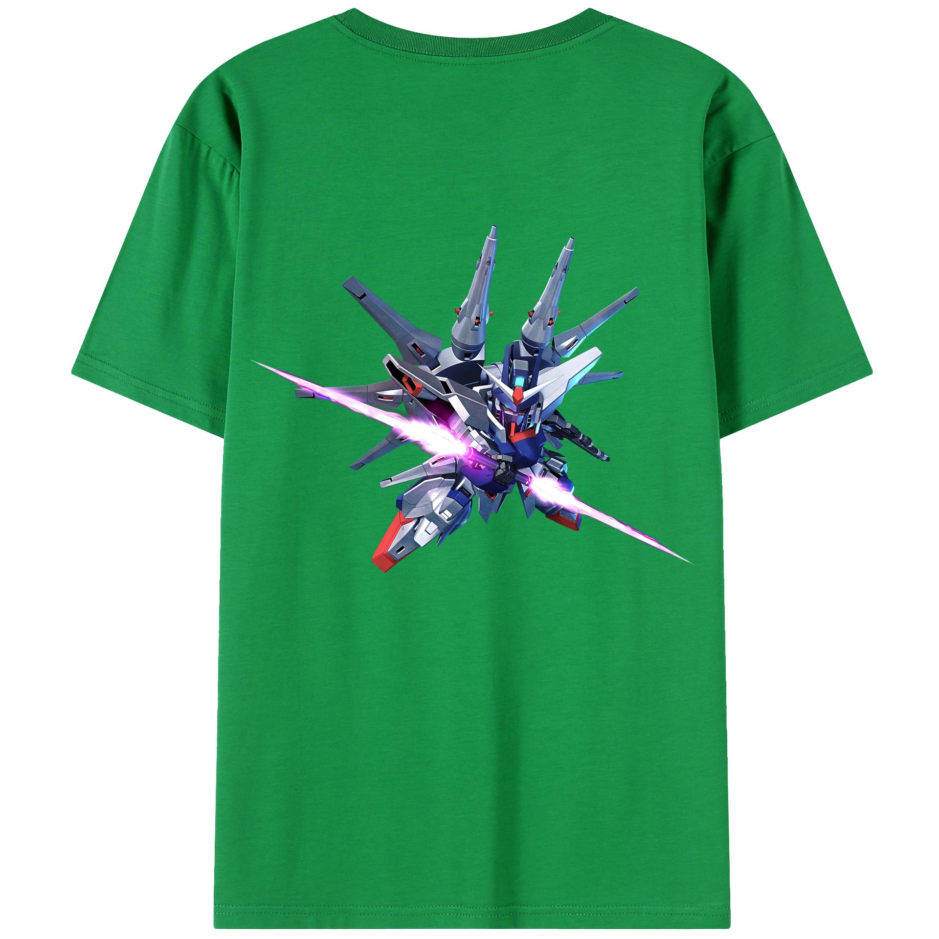 （画像用） 機動戦士ガンダム Mobile Suit Gundam レディース半袖Tシャツ(バックプリント)