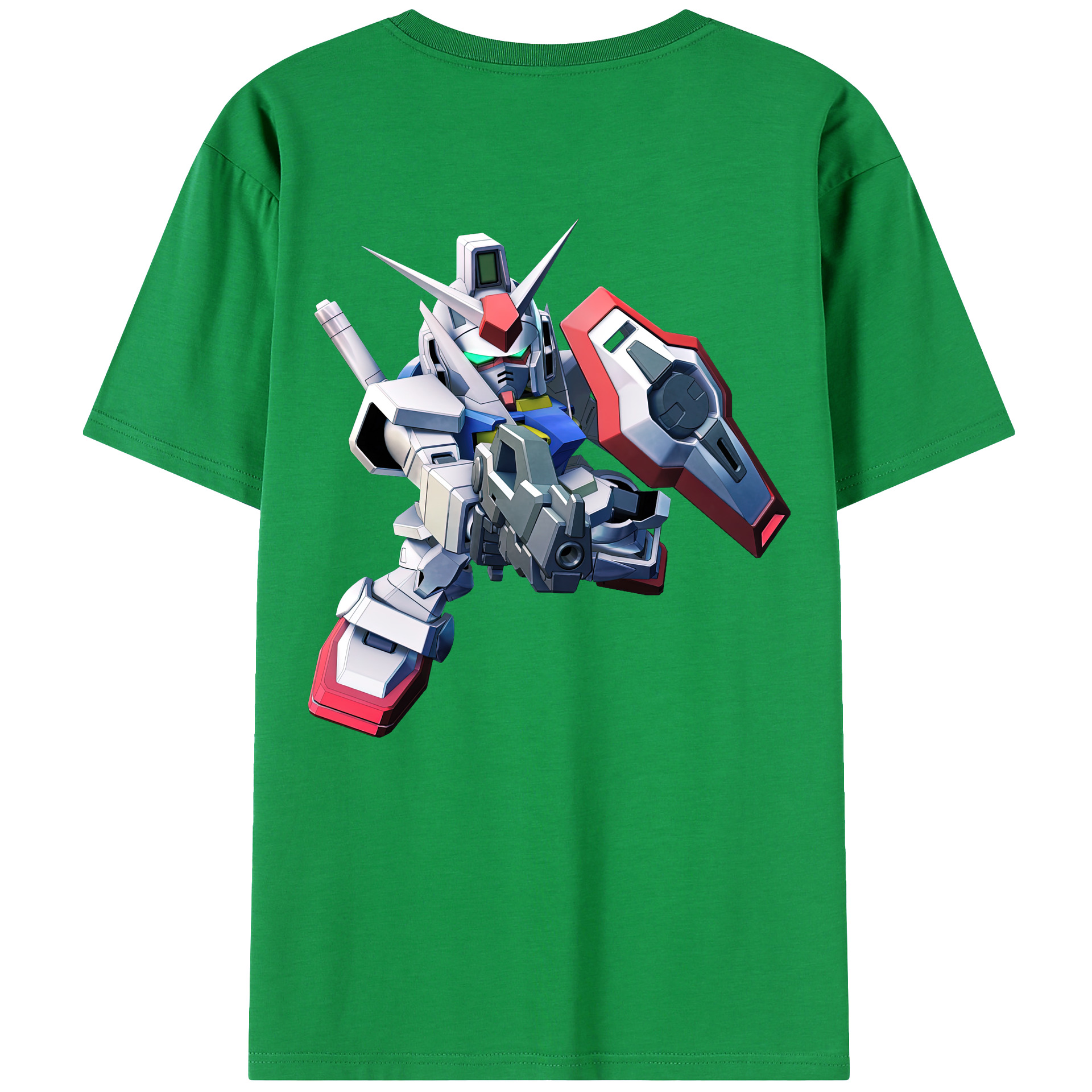 （画像用） 機動戦士ガンダム Mobile Suit Gundam レディース半袖Tシャツ(バックプリント)