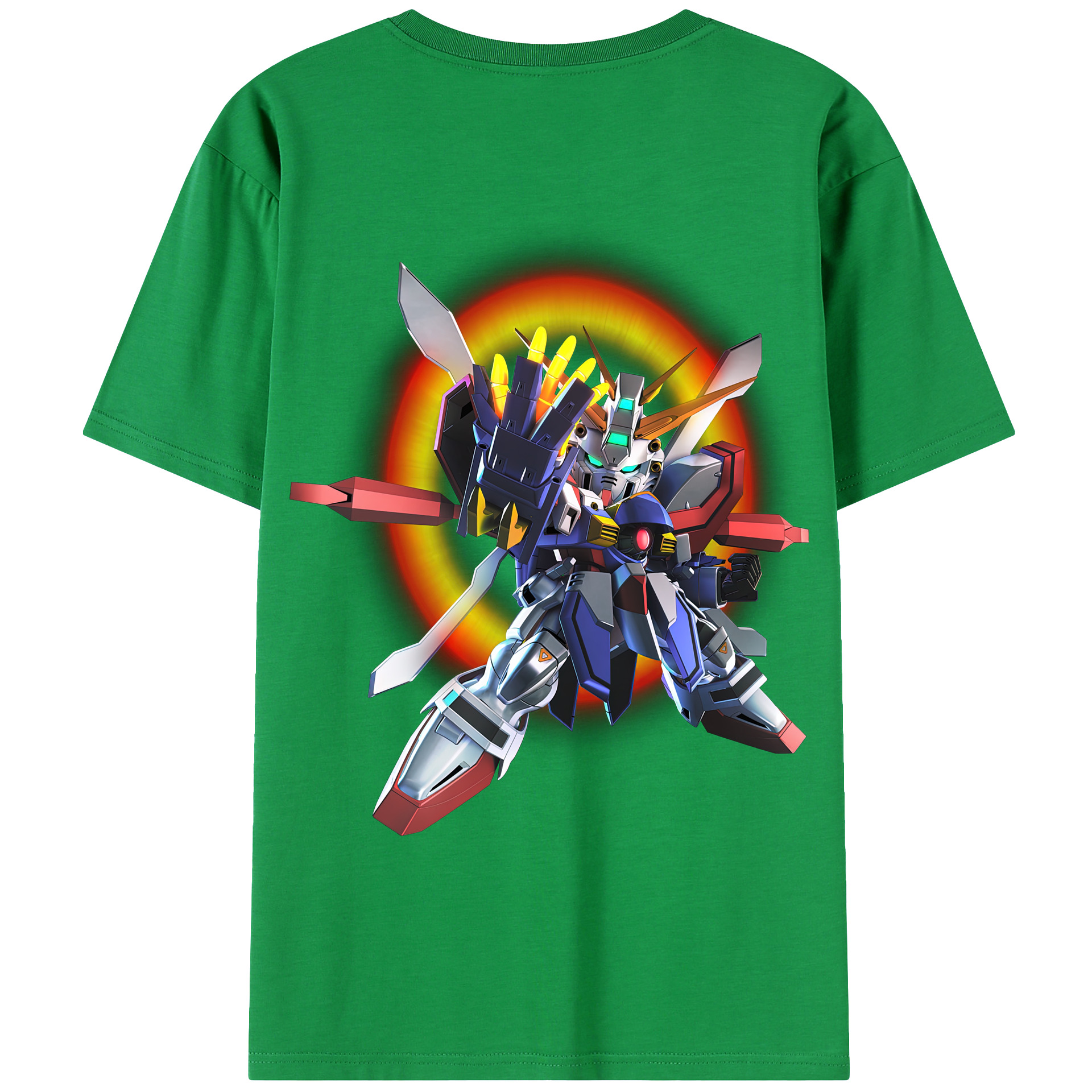 （画像用） 機動戦士ガンダム Mobile Suit Gundam レディース半袖Tシャツ(バックプリント)