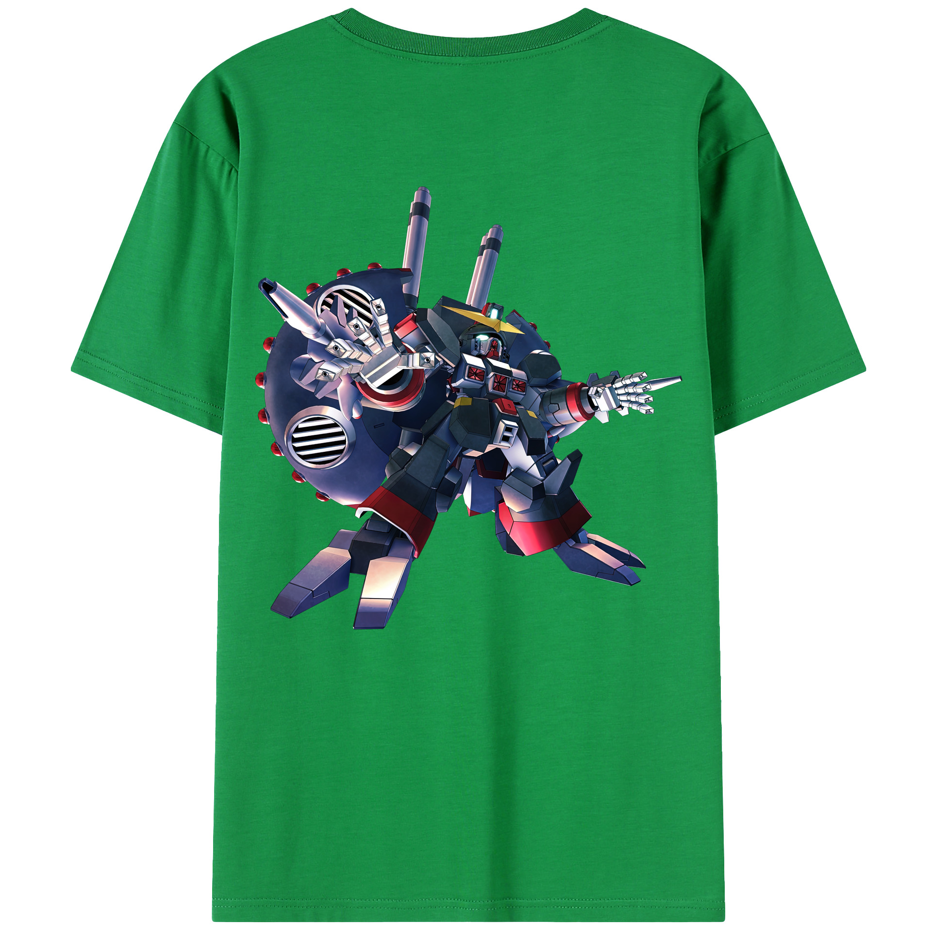 （画像用） 機動戦士ガンダム Mobile Suit Gundam レディース半袖Tシャツ(バックプリント)