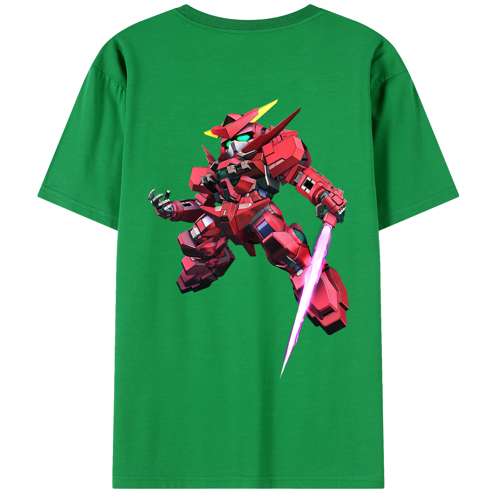 （画像用） 機動戦士ガンダム Mobile Suit Gundam レディース半袖Tシャツ(バックプリント)