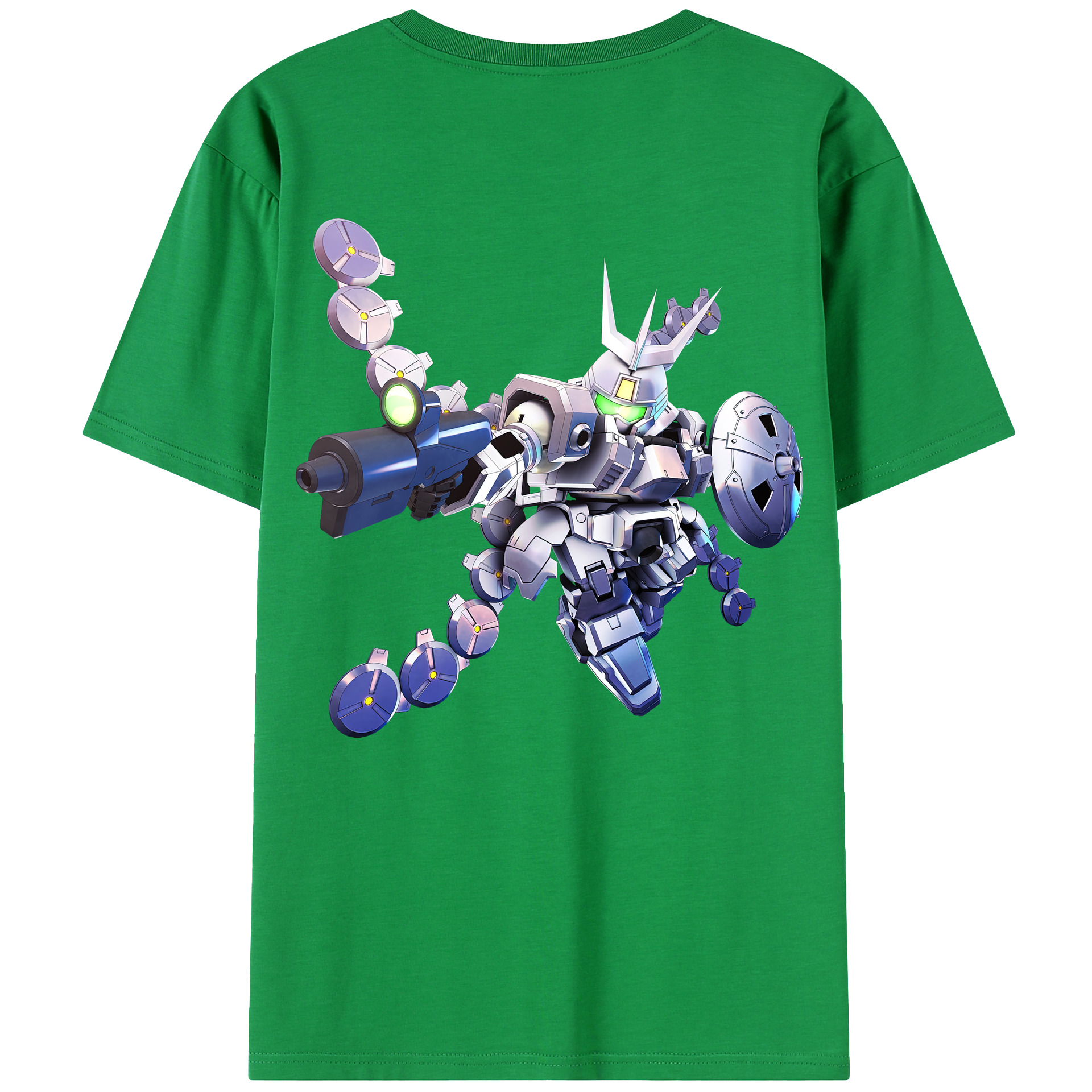 （画像用） 機動戦士ガンダム Mobile Suit Gundam レディース半袖Tシャツ(バックプリント)
