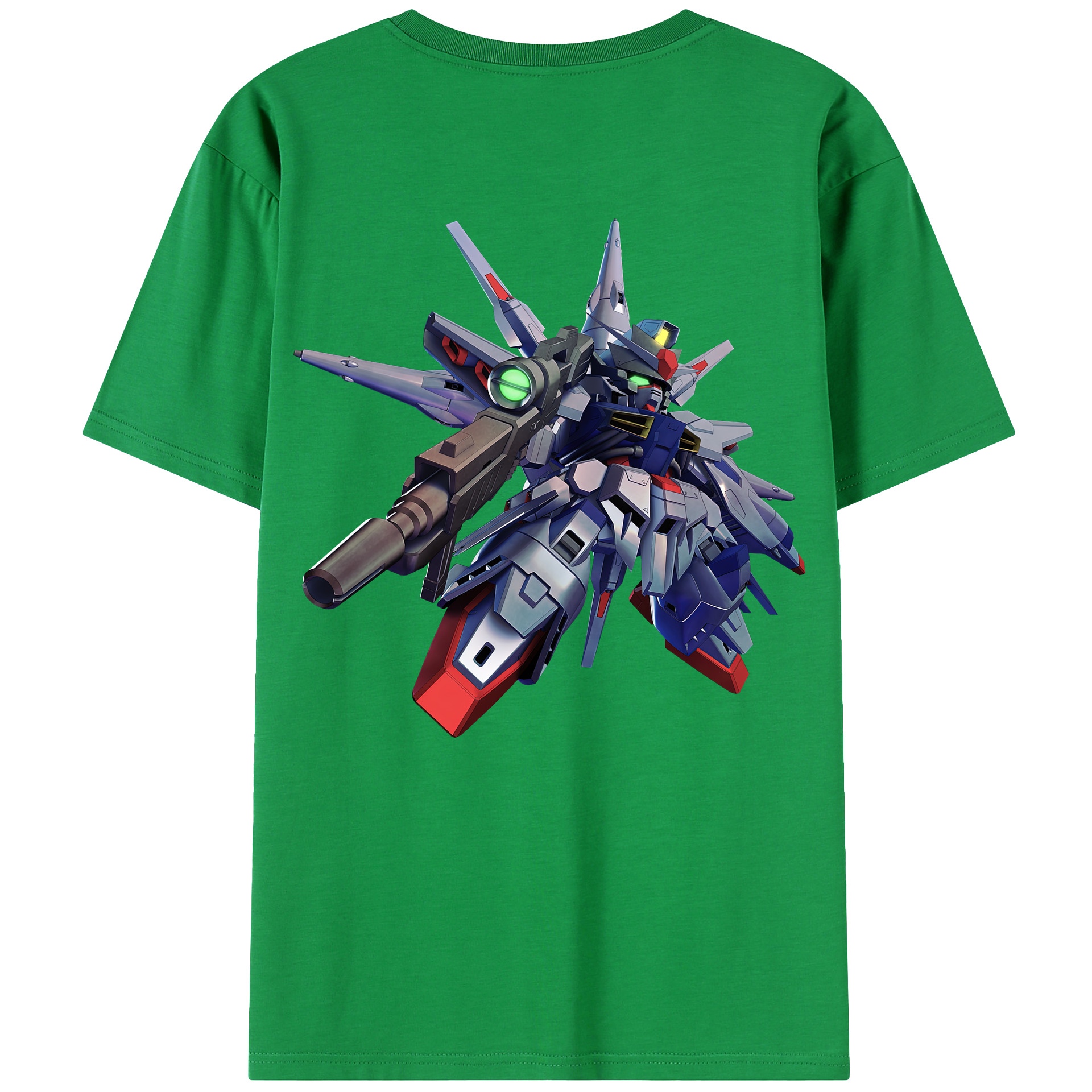 （画像用） 機動戦士ガンダム Mobile Suit Gundam レディース半袖Tシャツ(バックプリント)
