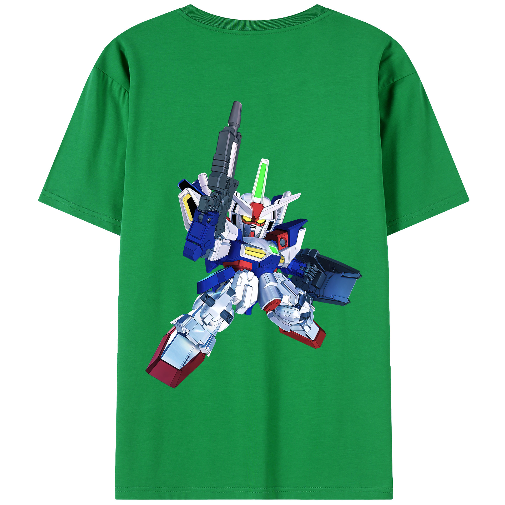（画像用） 機動戦士ガンダム Mobile Suit Gundam レディース半袖Tシャツ(バックプリント)