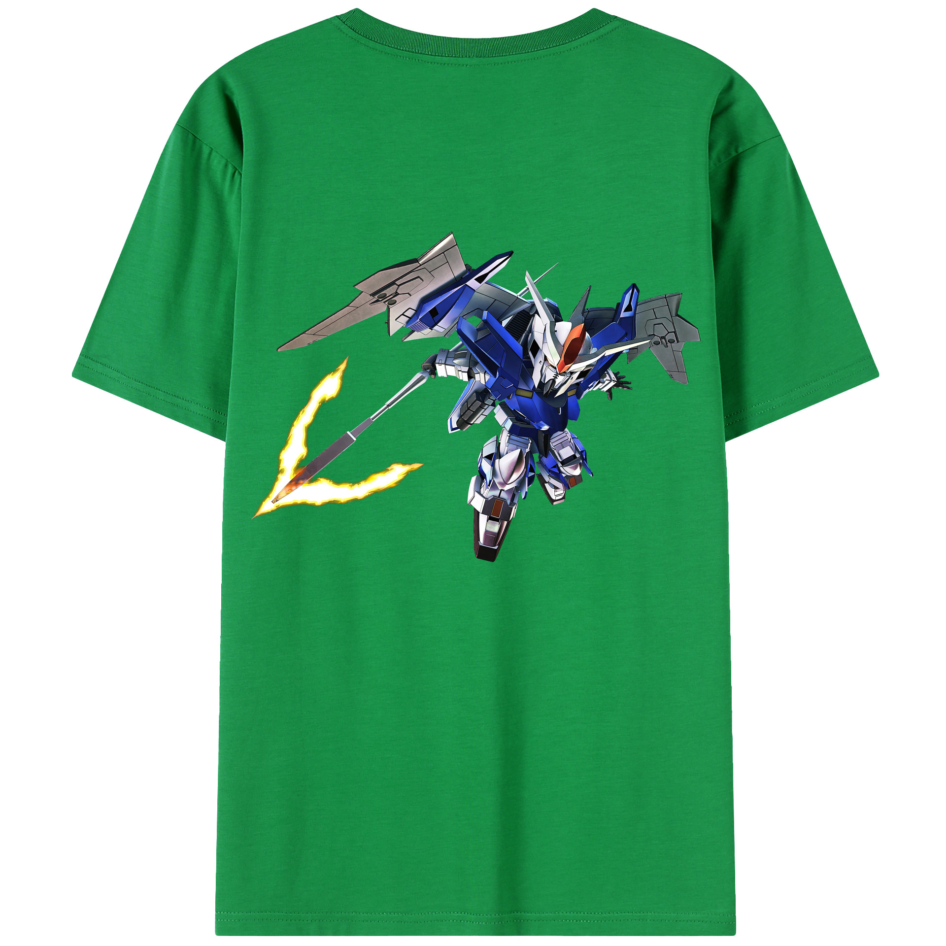 （画像用） 機動戦士ガンダム Mobile Suit Gundam レディース半袖Tシャツ(バックプリント)