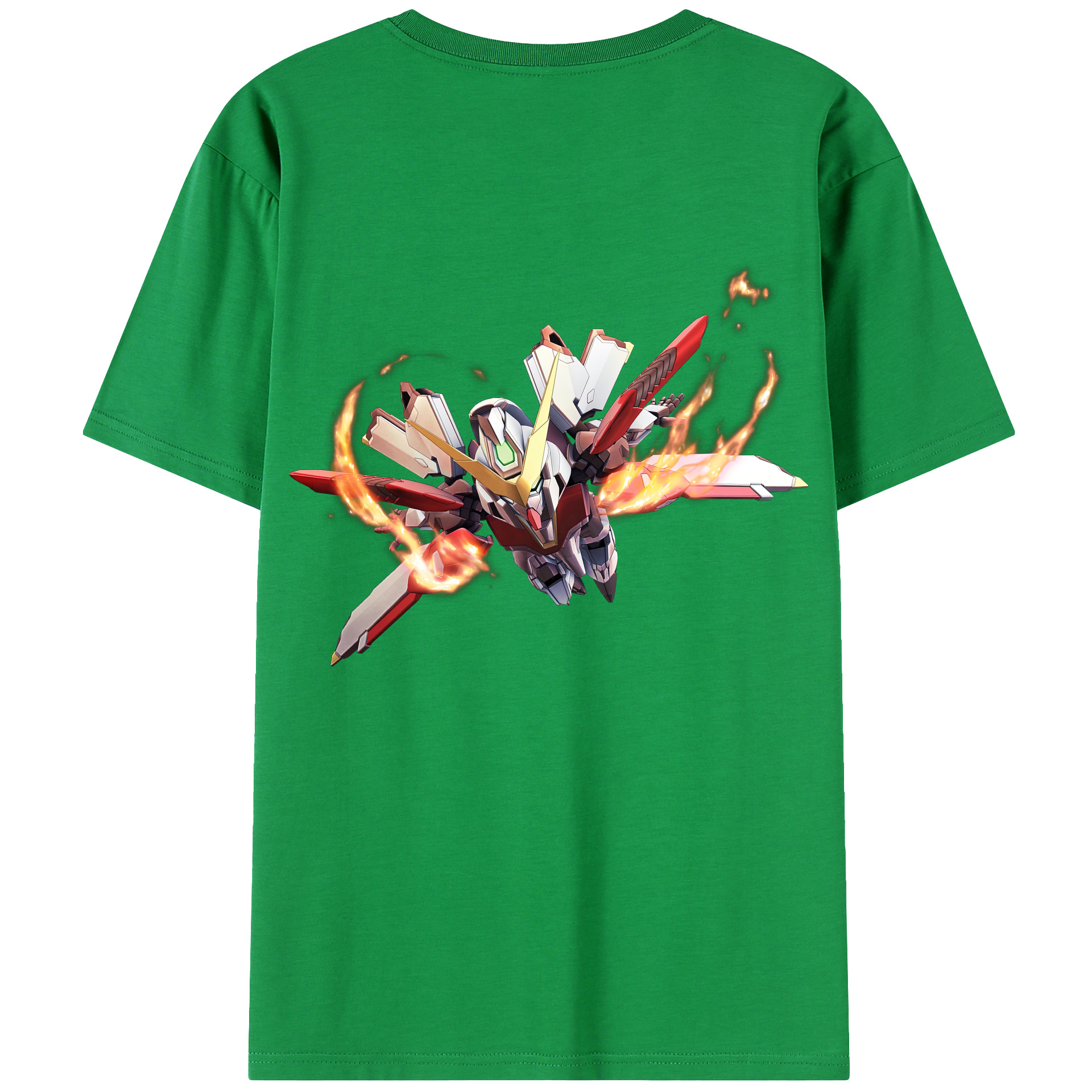 （画像用） 機動戦士ガンダム Mobile Suit Gundam レディース半袖Tシャツ(バックプリント)