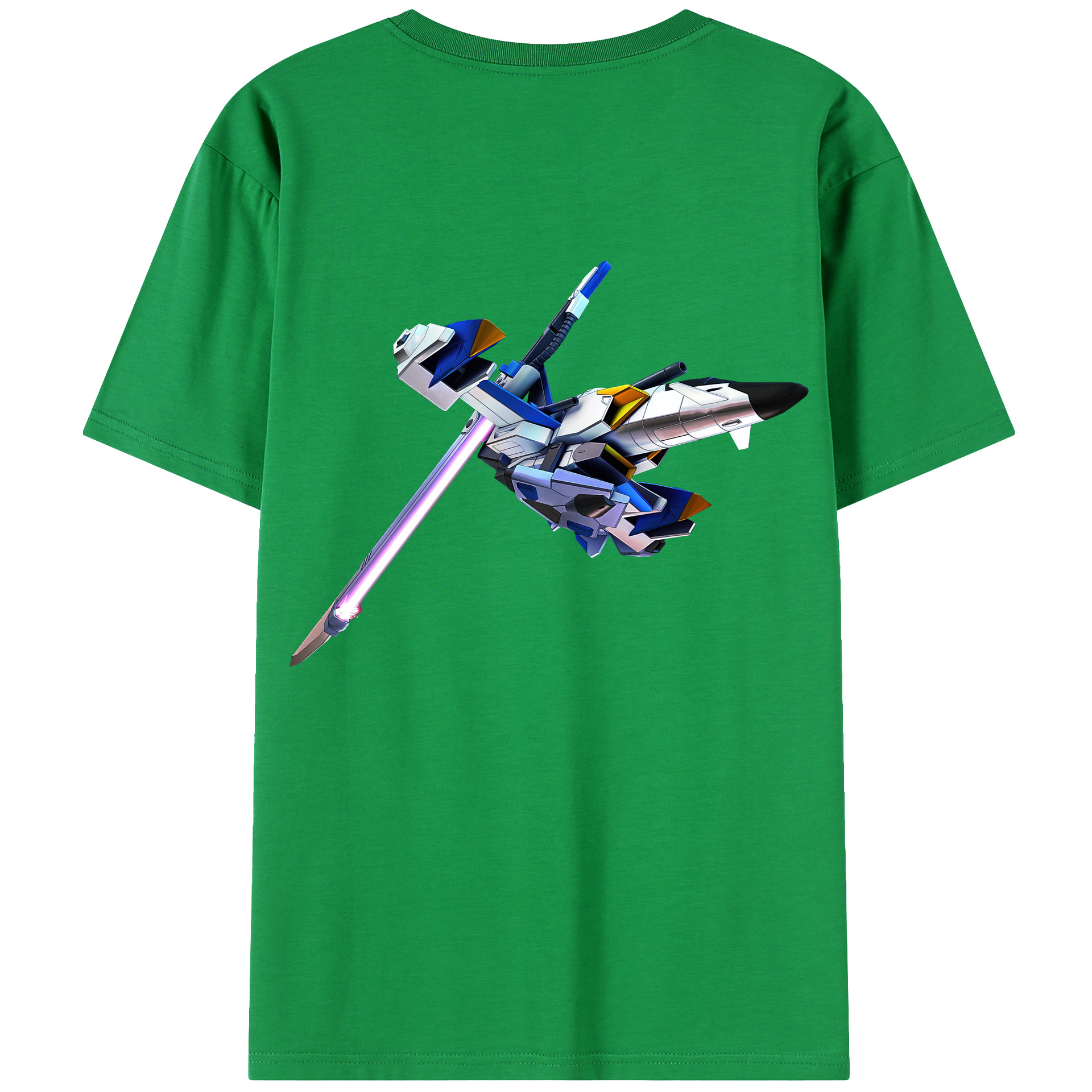 （画像用） 機動戦士ガンダム Mobile Suit Gundam レディース半袖Tシャツ(バックプリント)